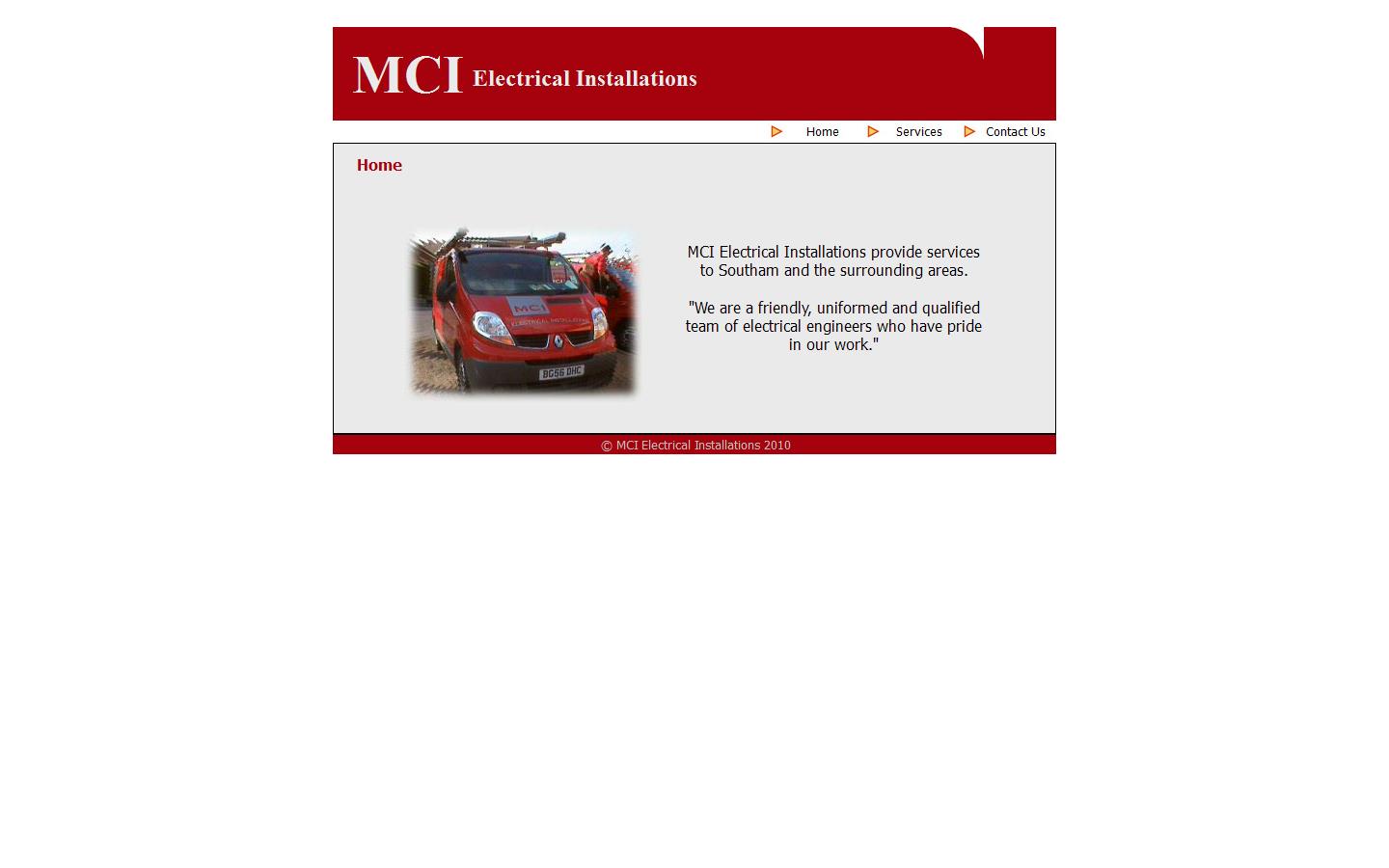 M C I Electrical Installations Ltd Website