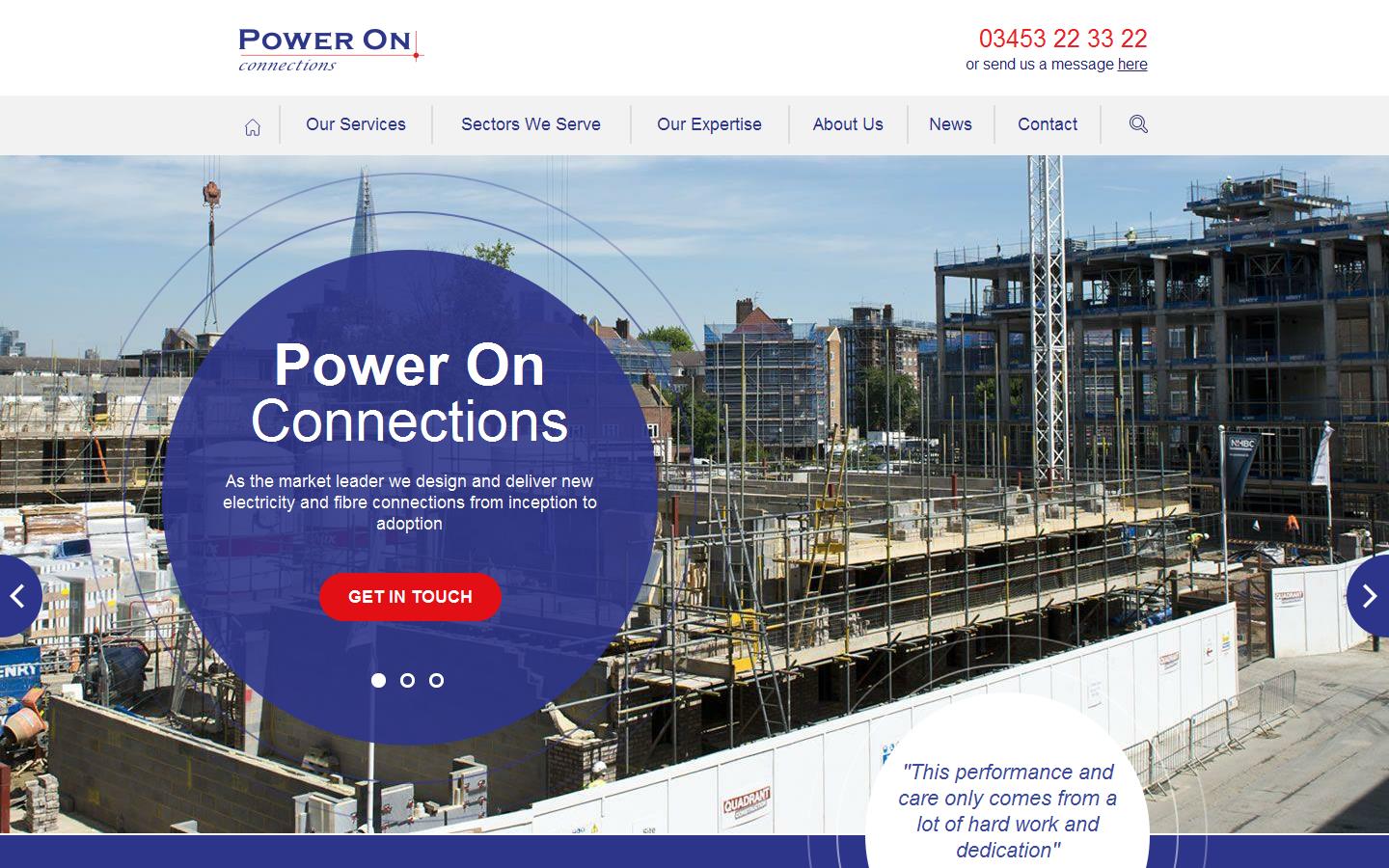 Power on Connections Website