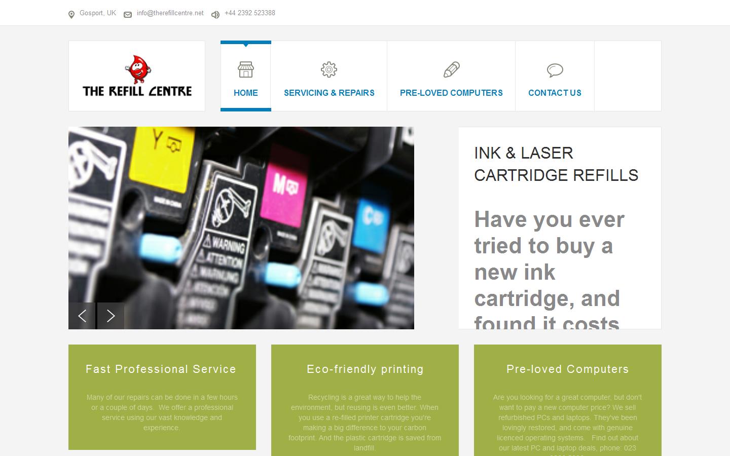 The Refill Centre Website