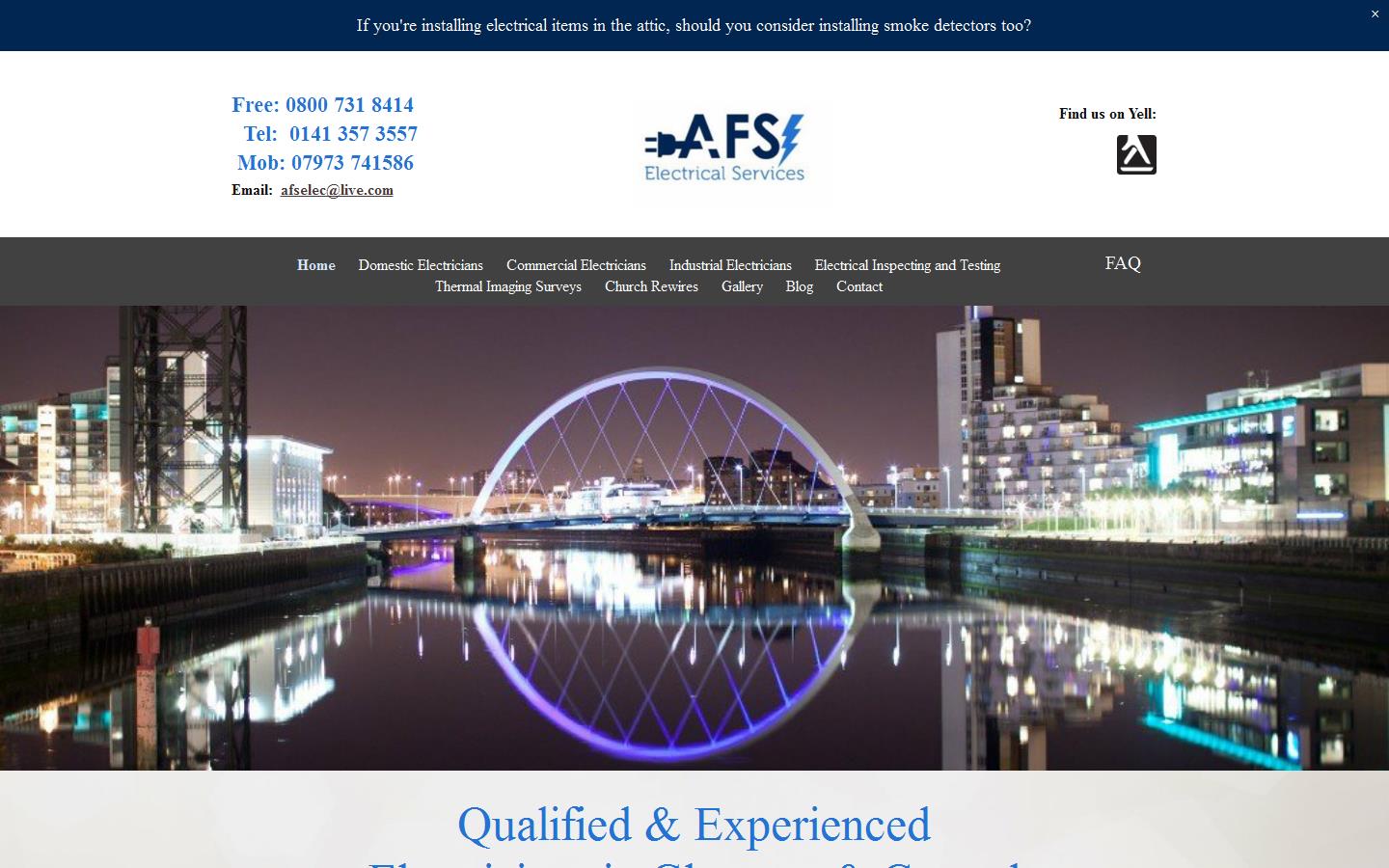 A F S Property Services Website