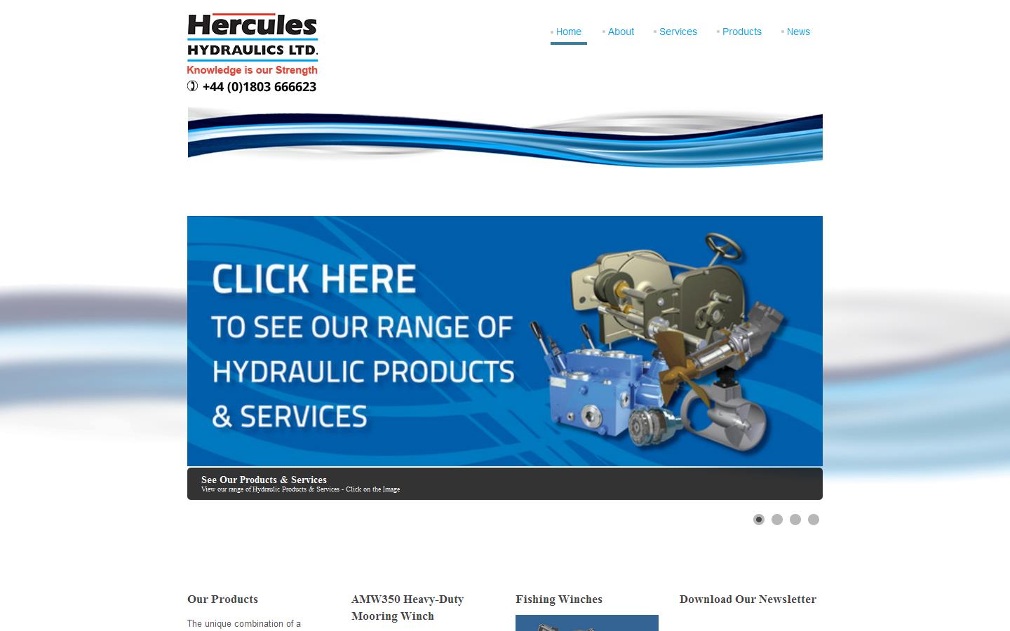 Hercules Hydraulics Ltd Website