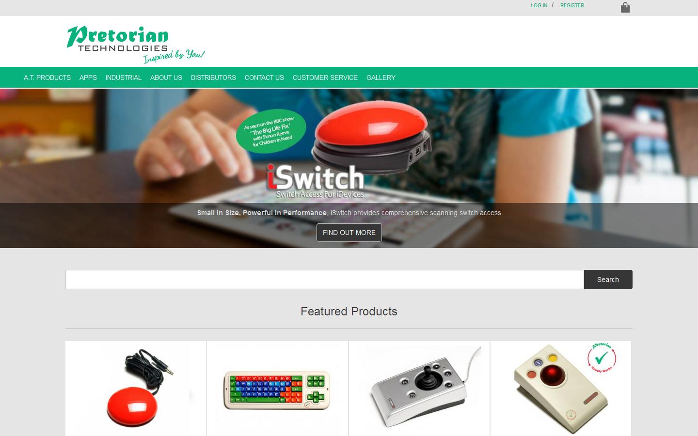 Pretorian Technologies Ltd Website