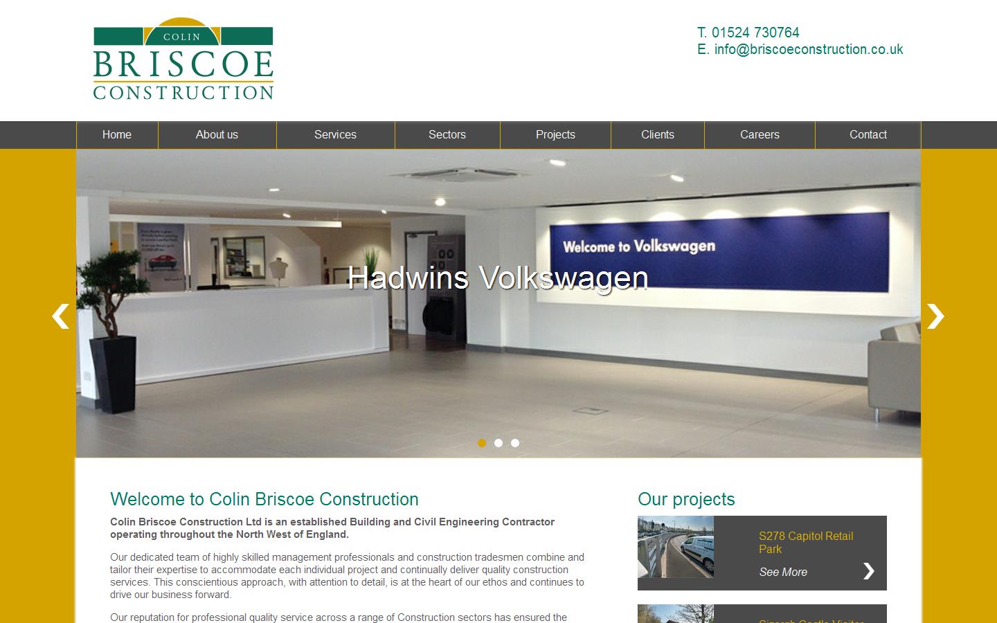 Colin Briscoe Construction Website