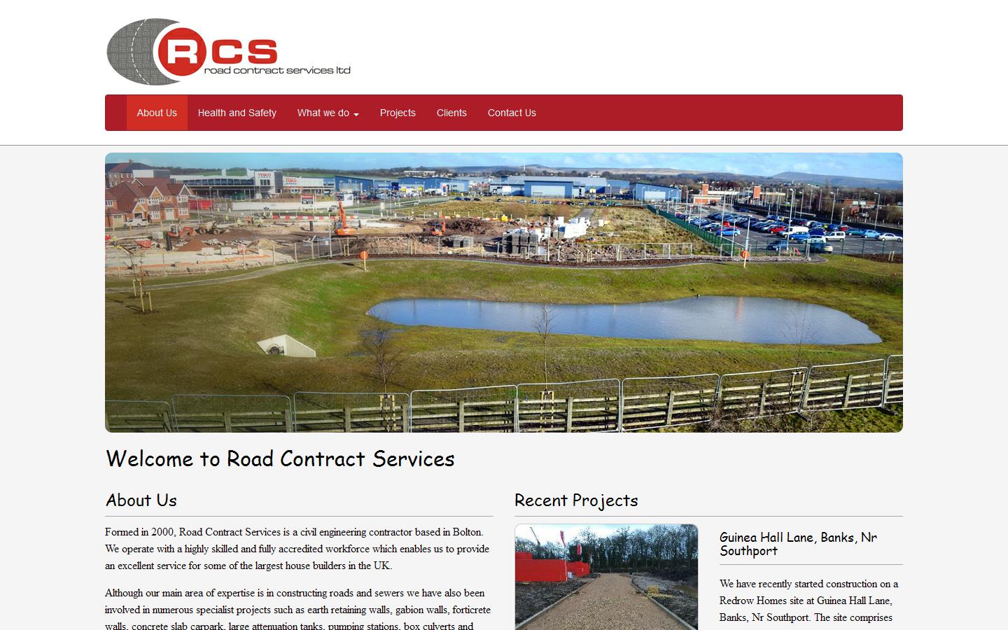 Road Contract Services Website