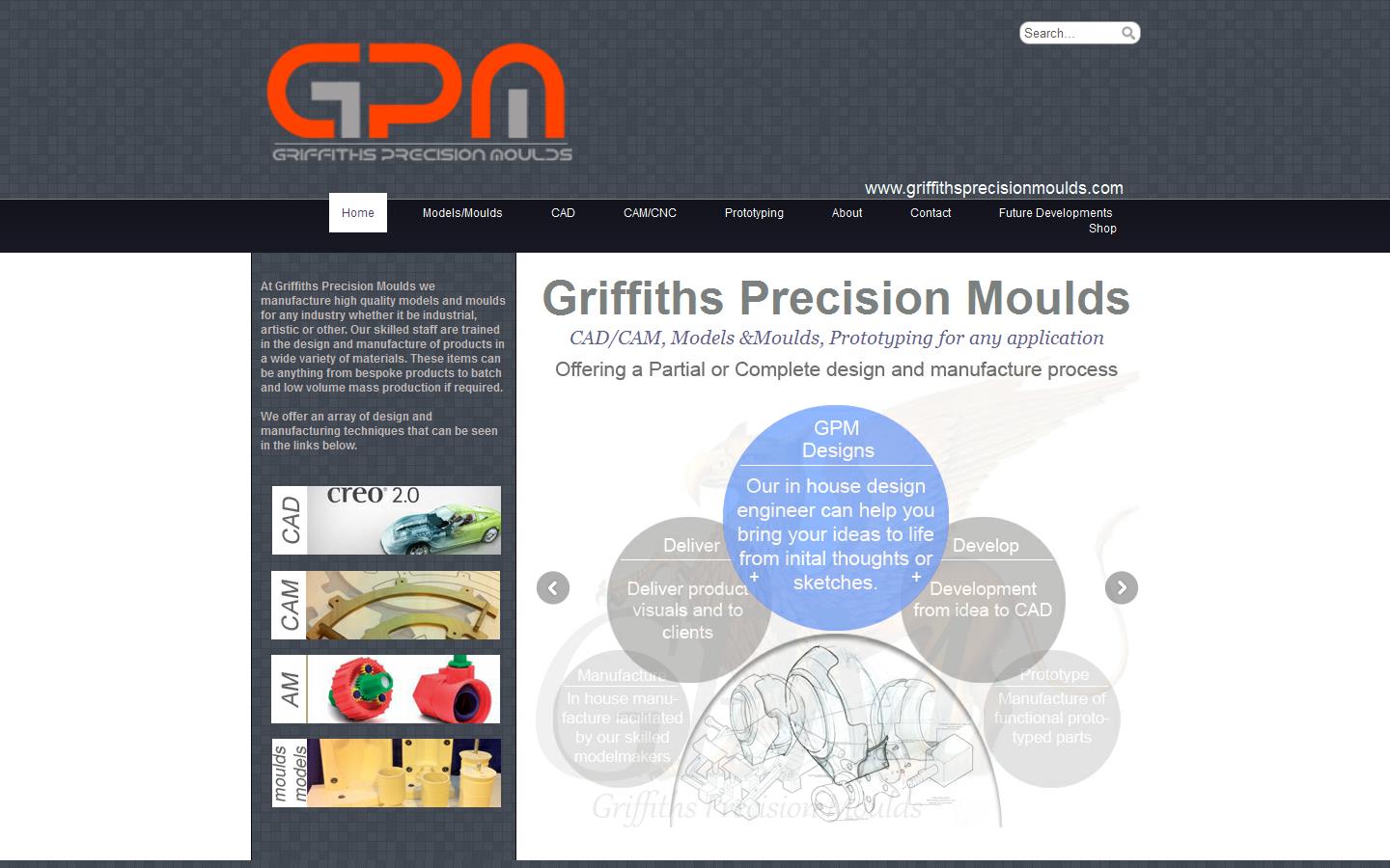 Griffiths Precision Moulds Website