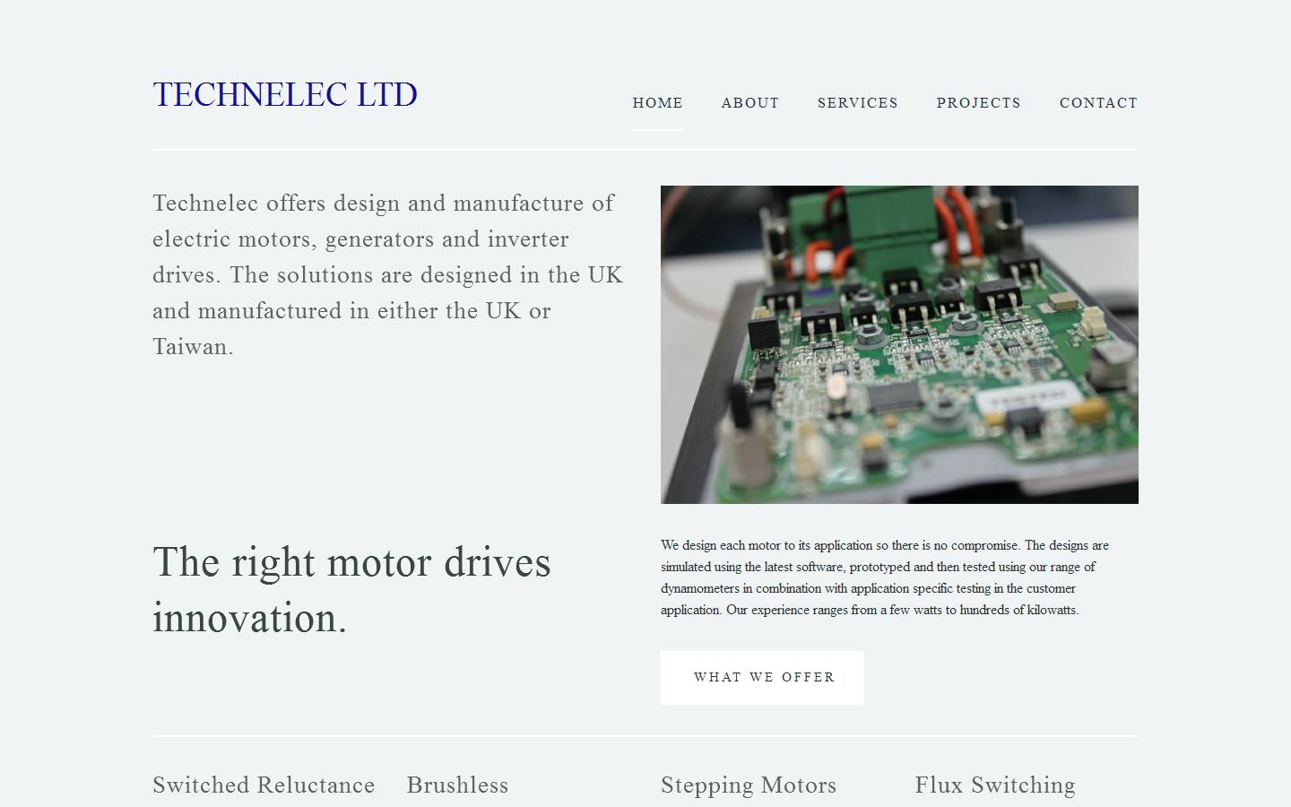 Technelec Ltd Website