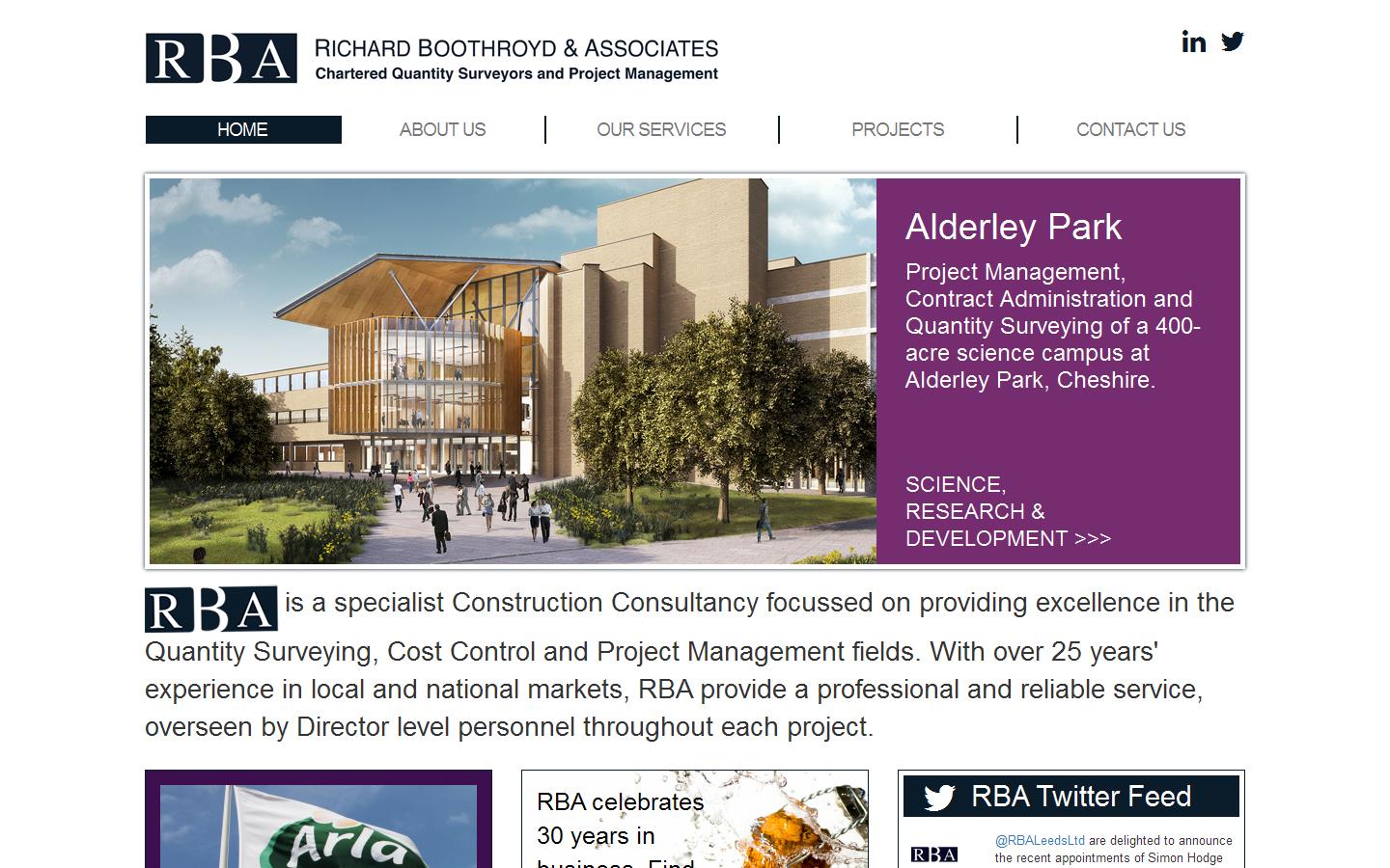 Richard Boothroyd & Associates Website