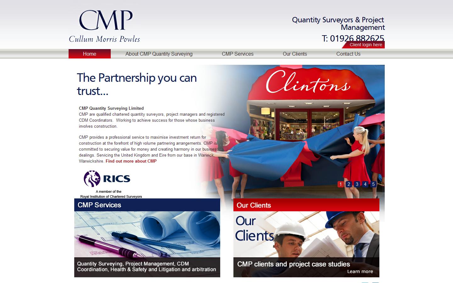 Cullum Morris Powles Website