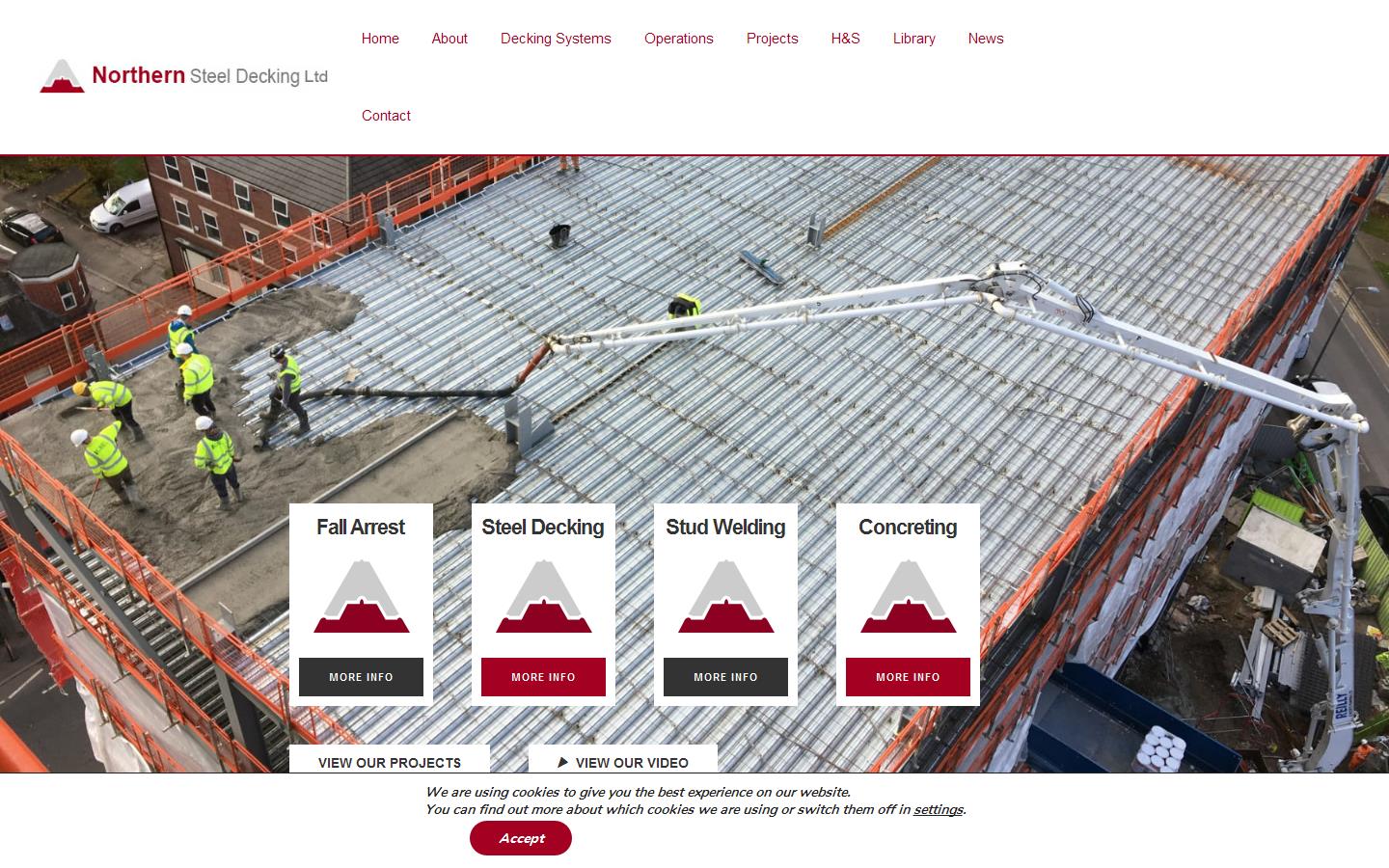 Northern Steel Decking Ltd Website