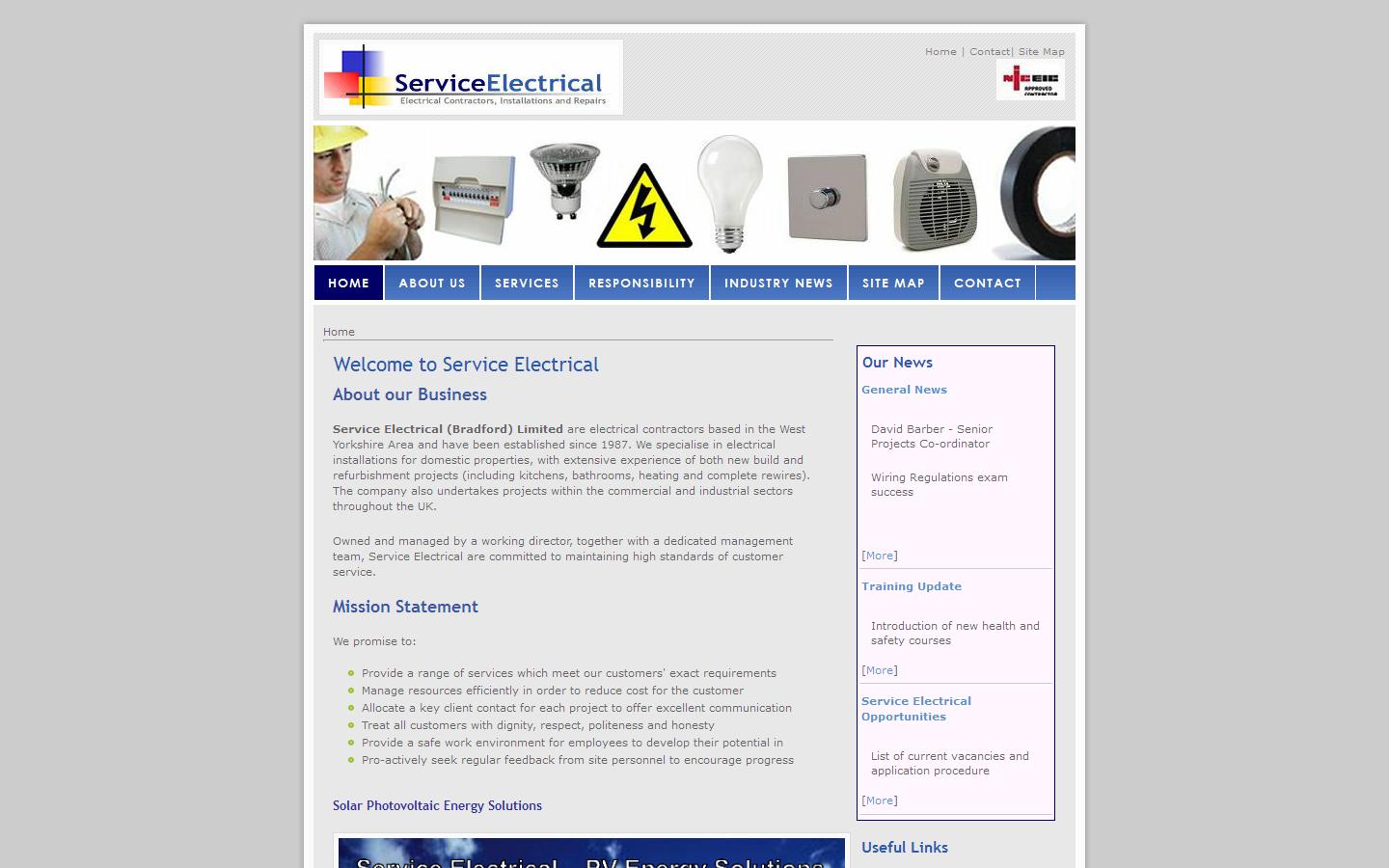 Service Electrical Website