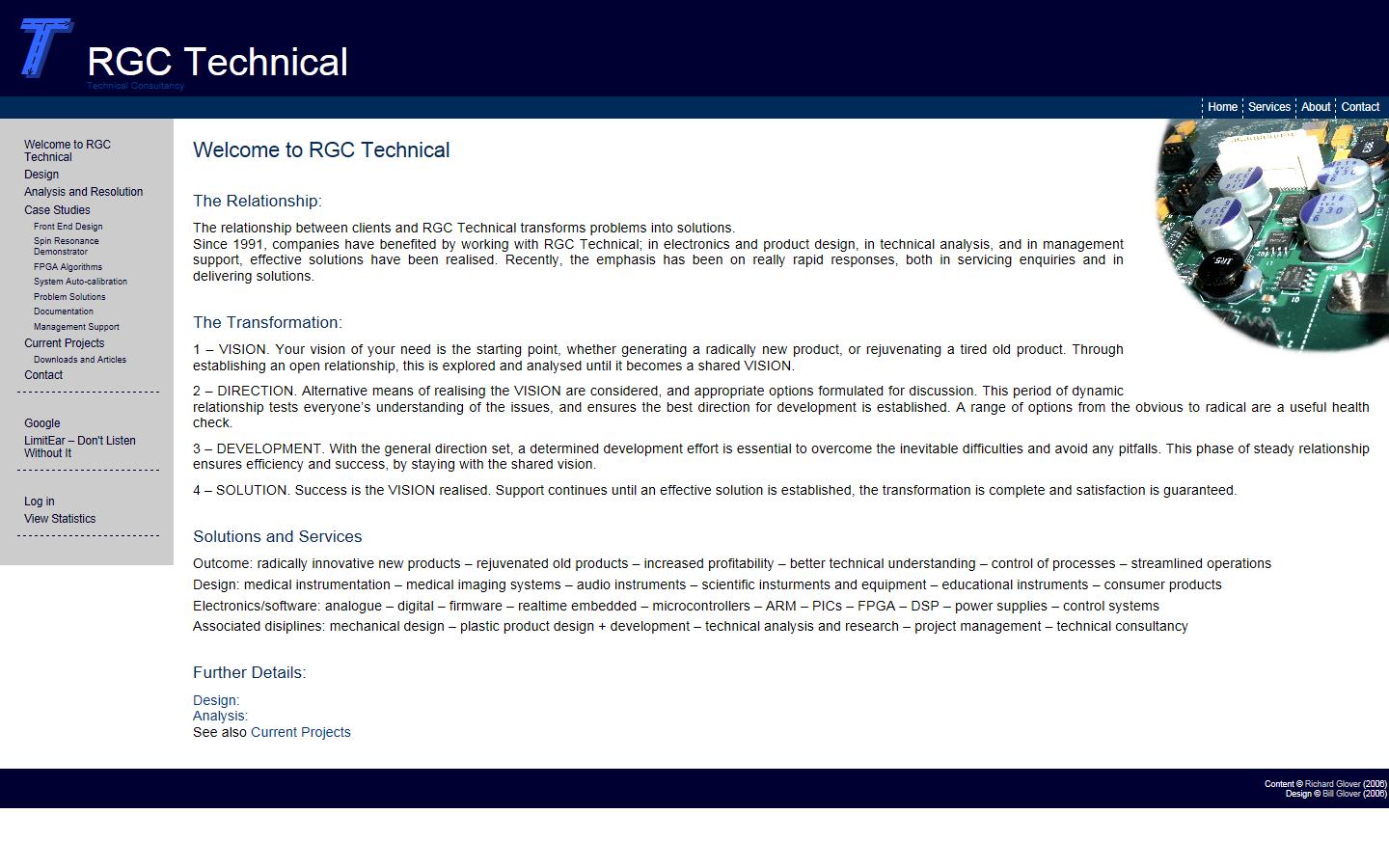 RGC Technical Website