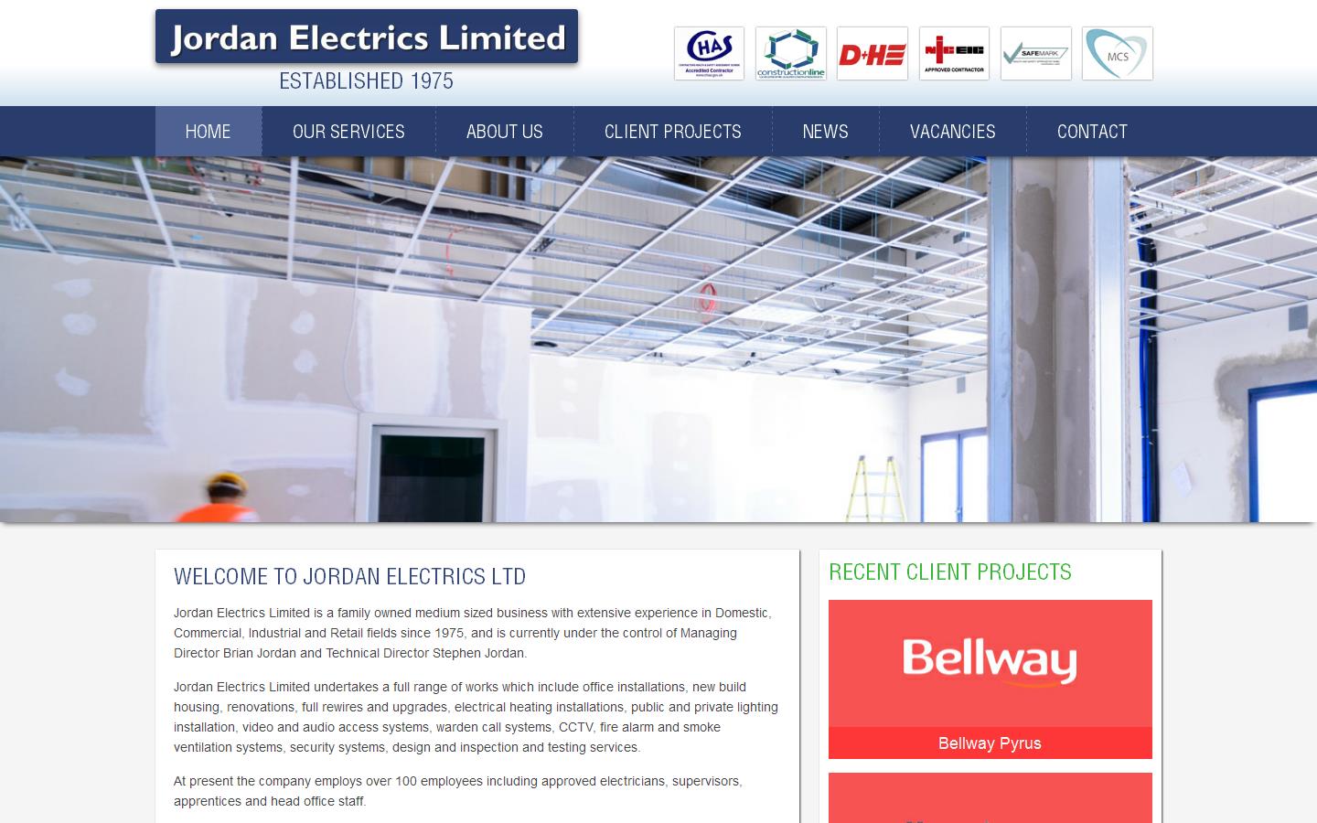 Jordan Electrics Ltd Website