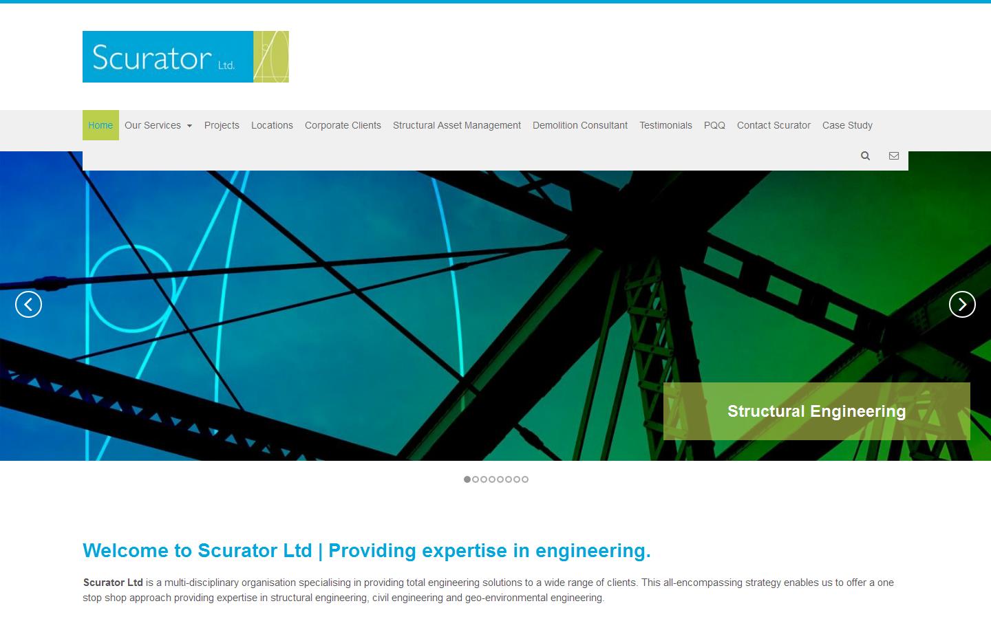 Scurator Ltd Website