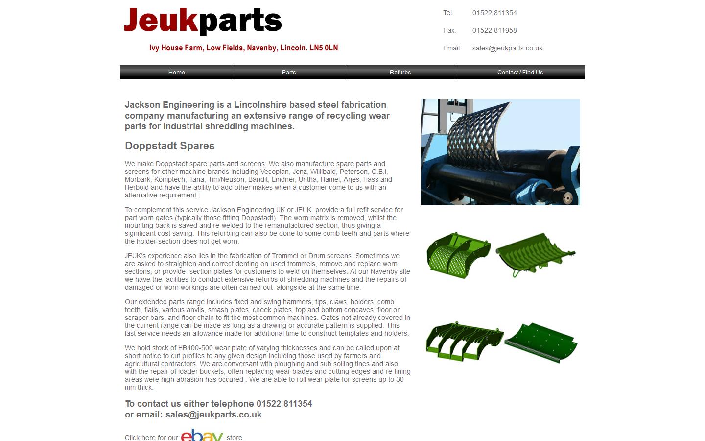 Jackson Engineering UK Website