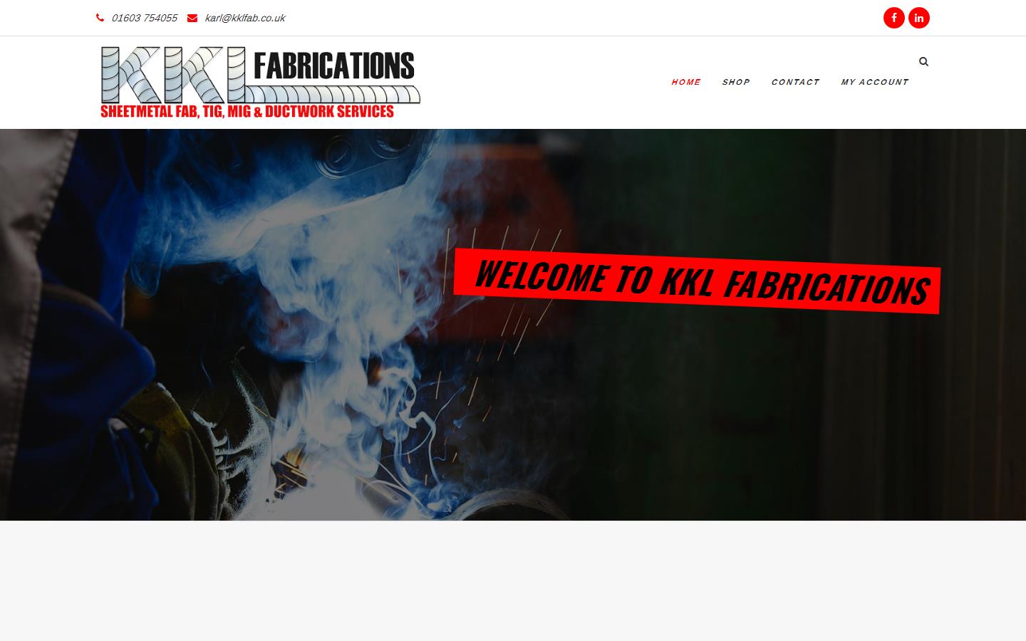 K K L Fabrications Ltd Website