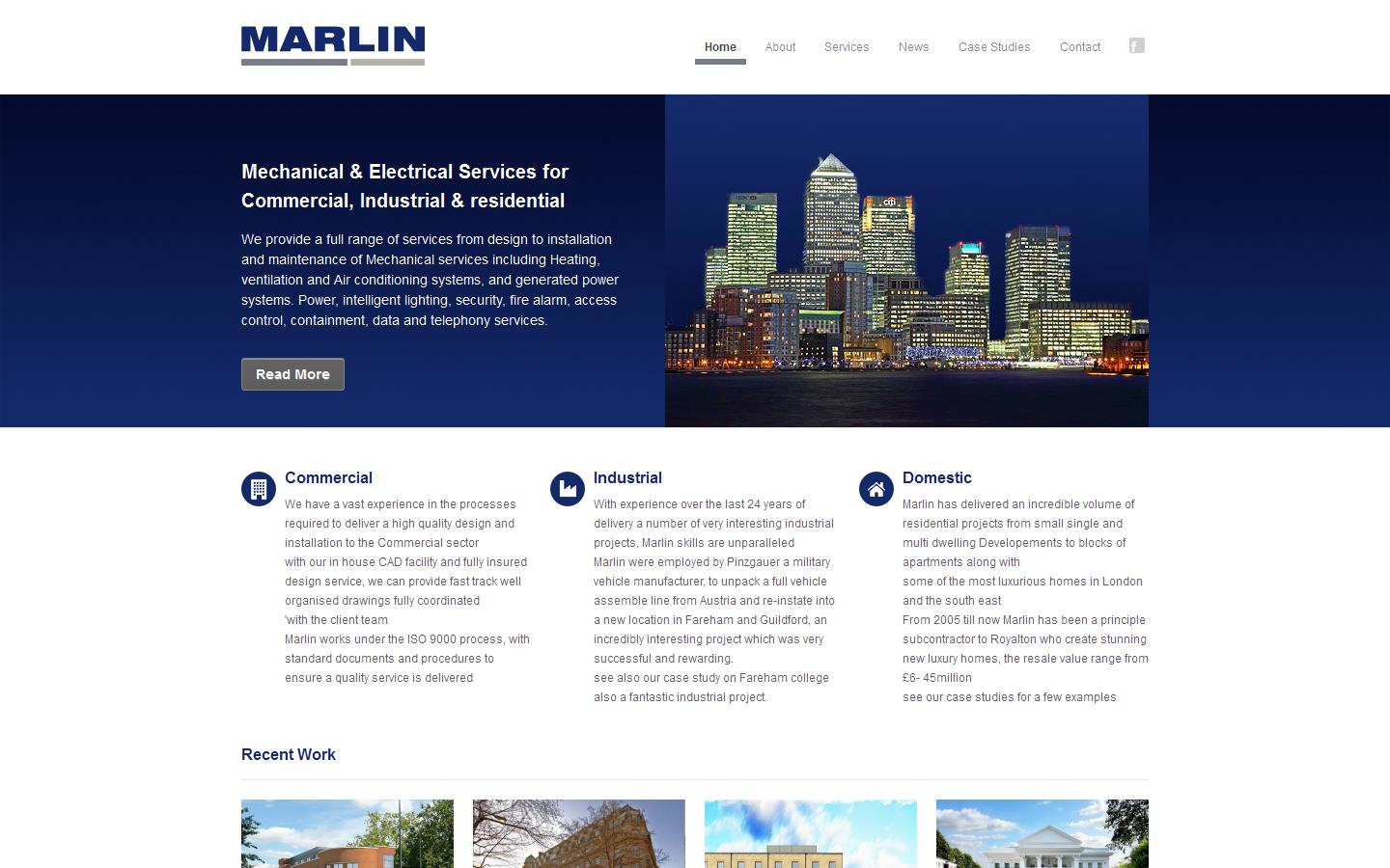 Marlin Building Services Ltd Website