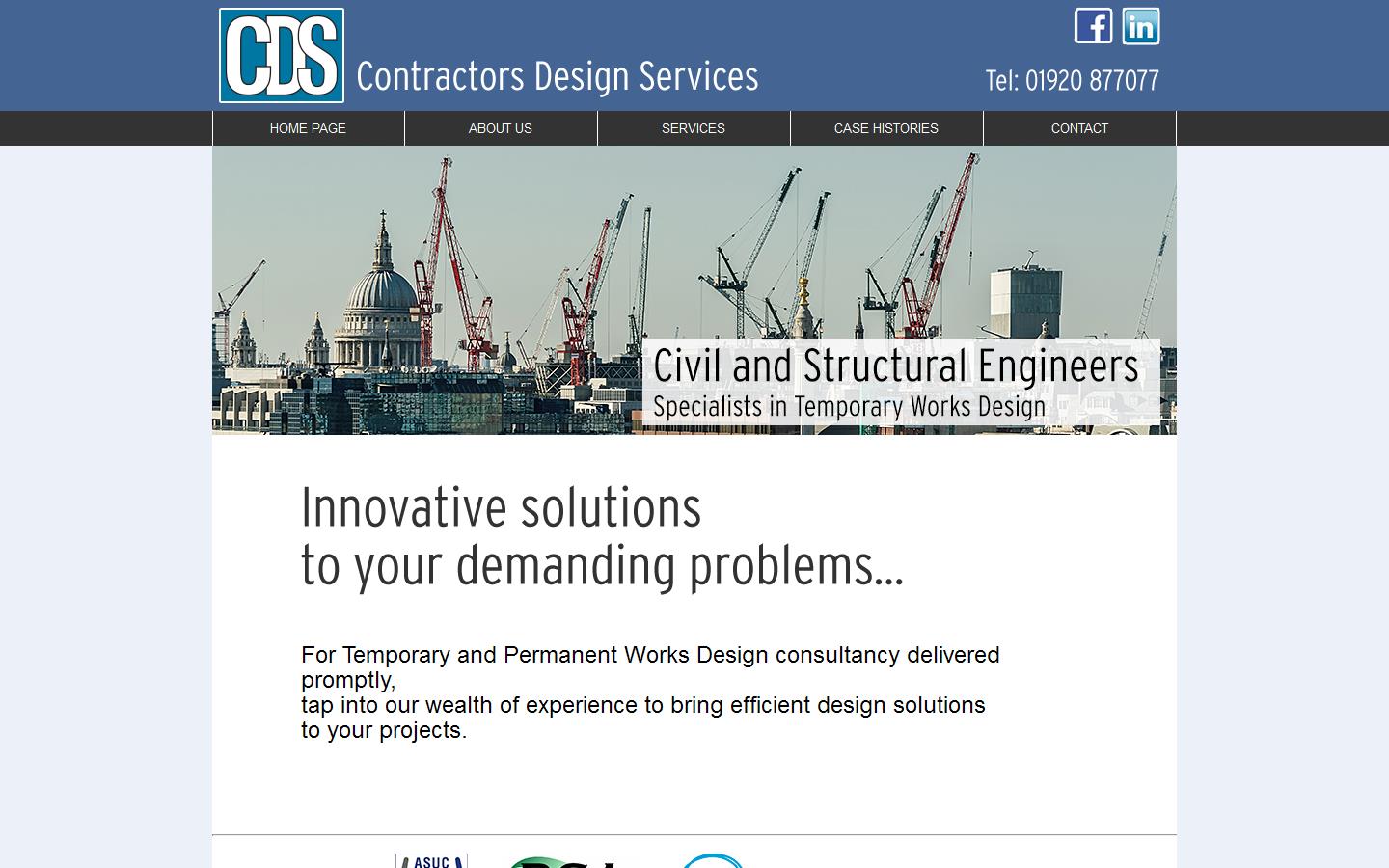 Contractors Design Services Ltd Website