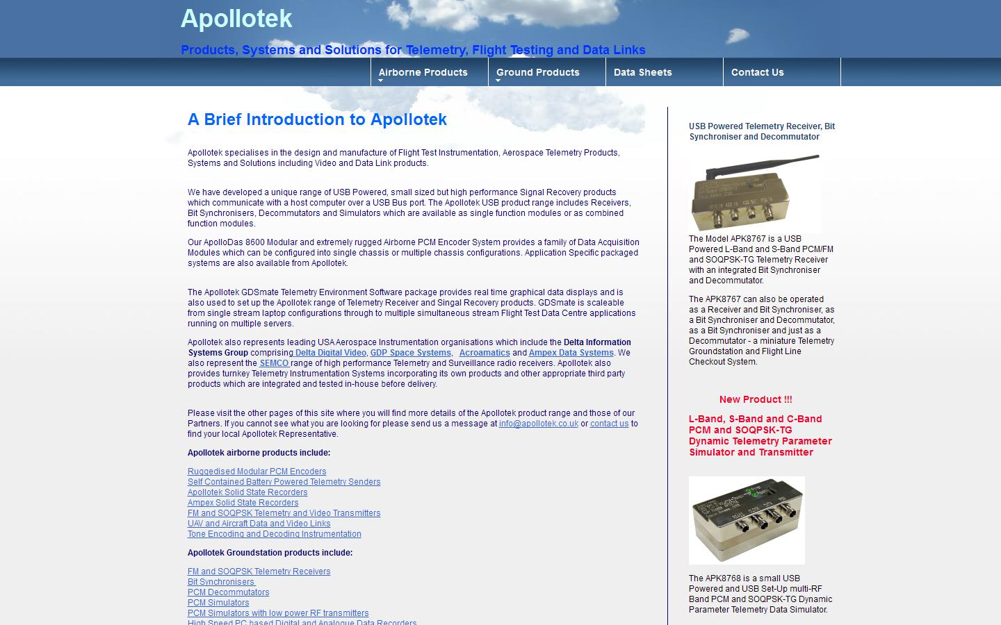 Apollotek Ltd Website