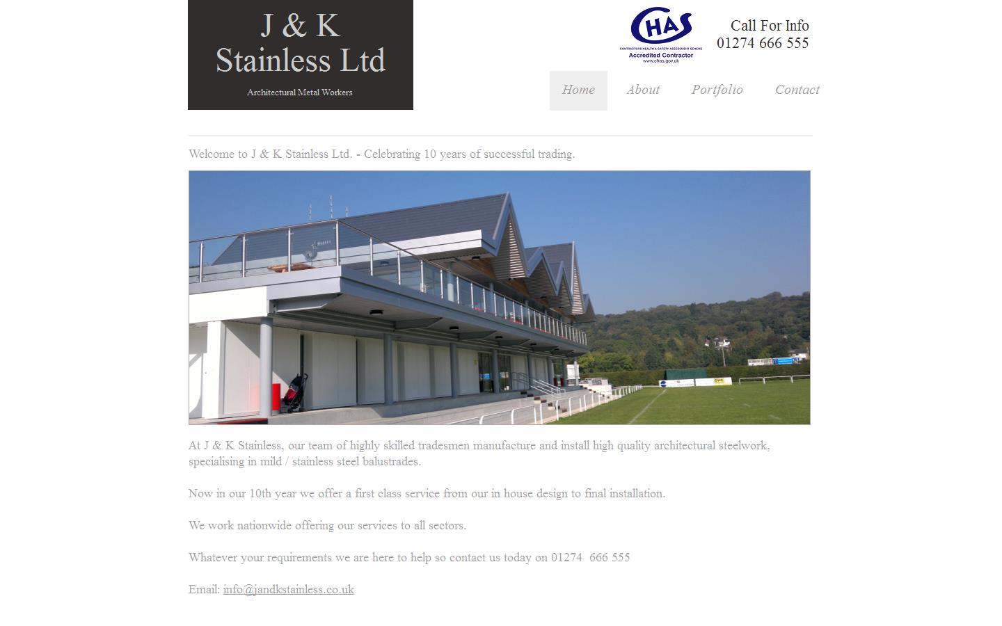 J & K Stainless Ltd Website