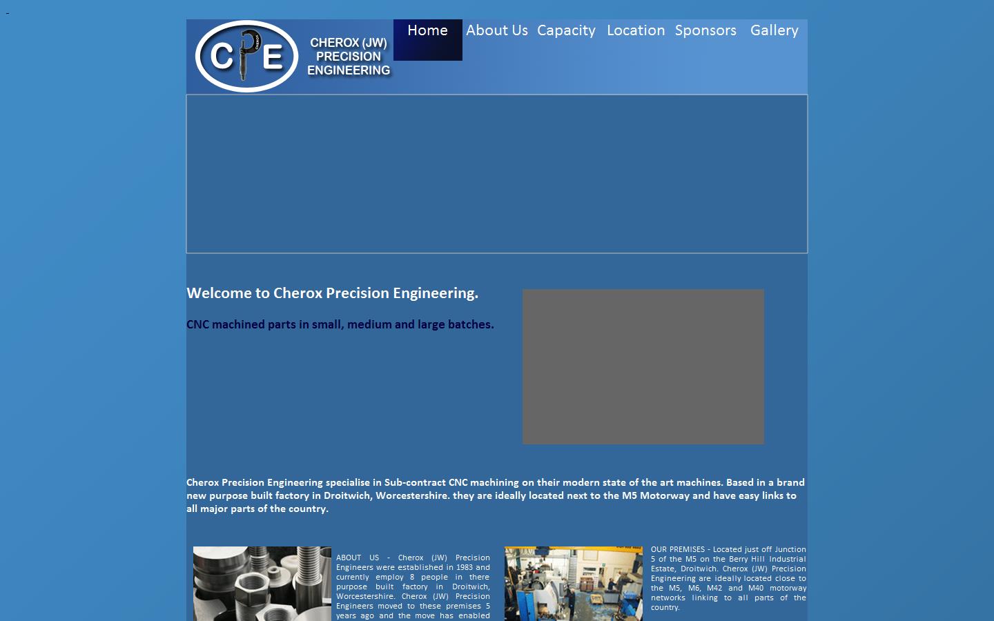 Cherox J W Precision Engineers Website