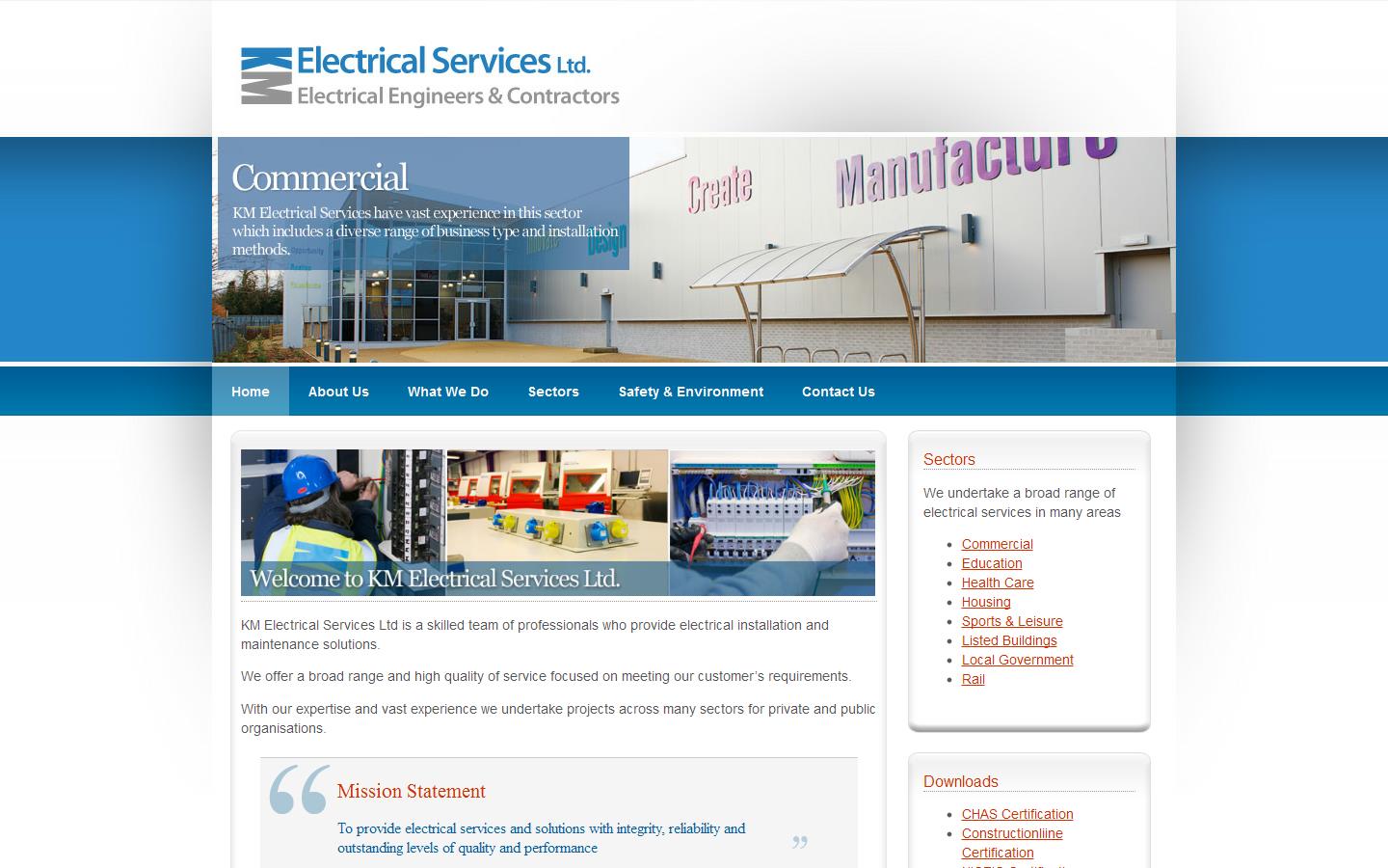 K M Electrical Services Ltd Website