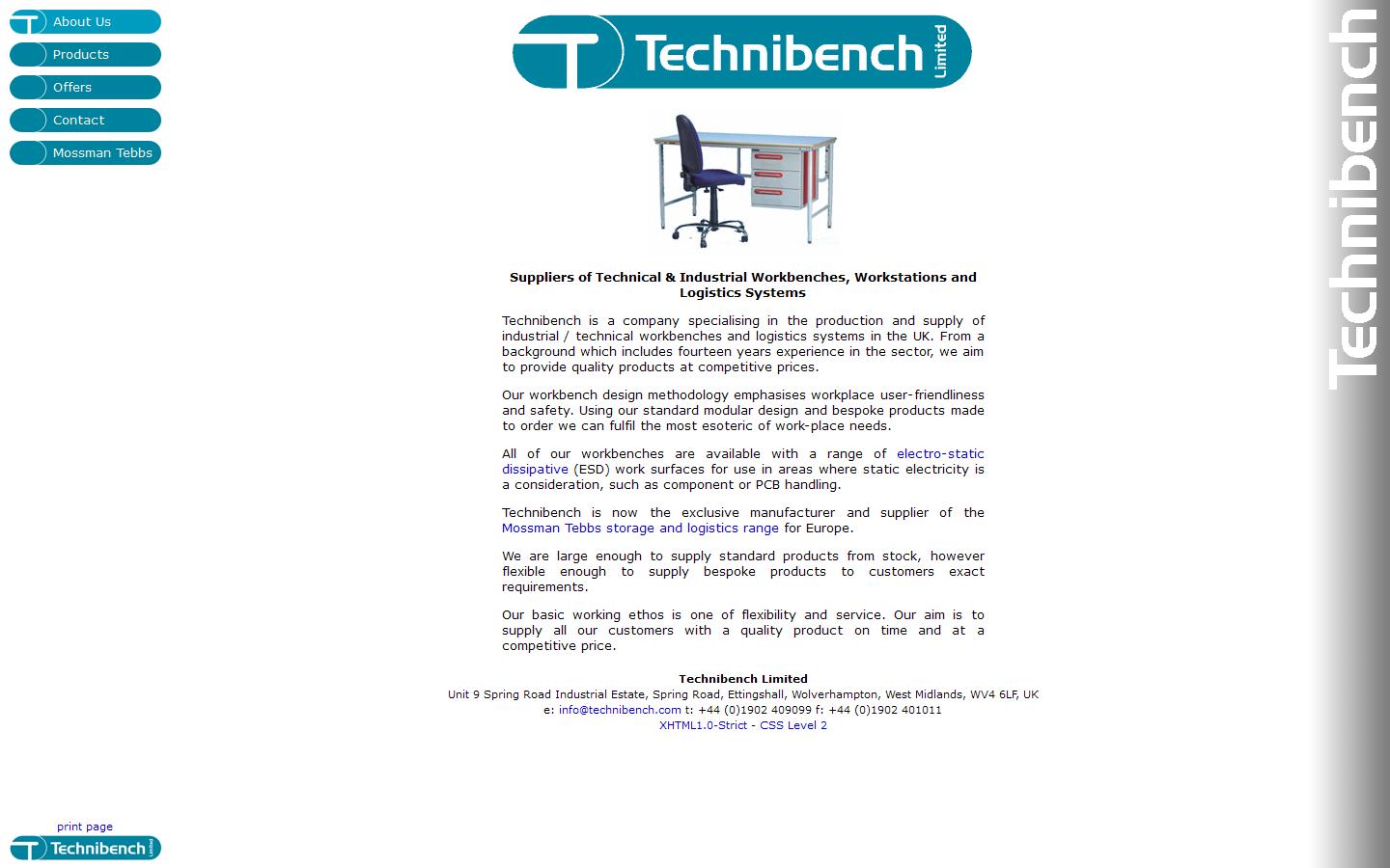 Technibench Website