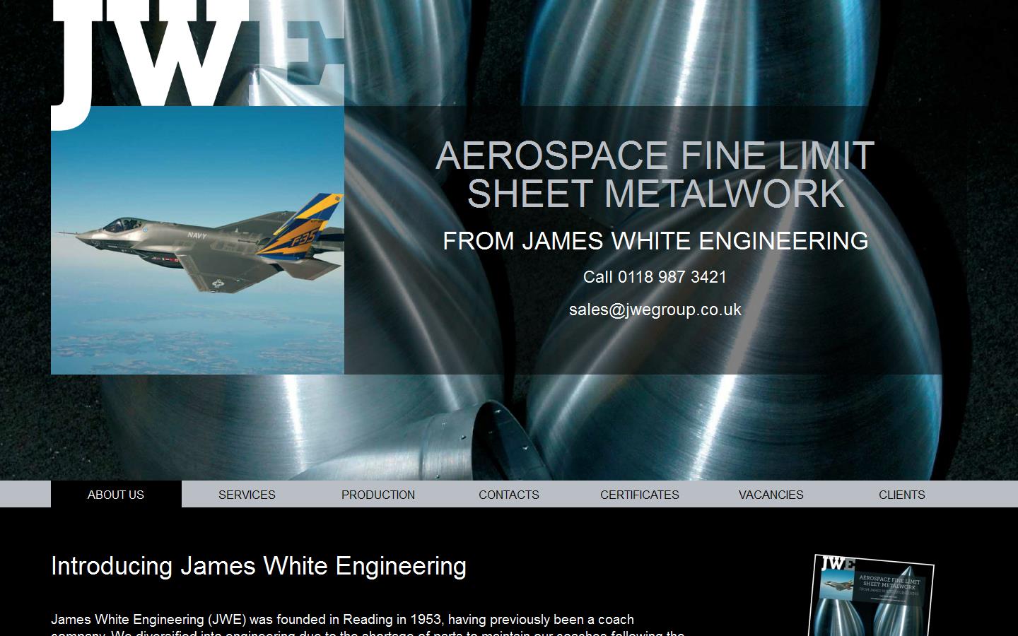 James White Group Engineering Ltd Website