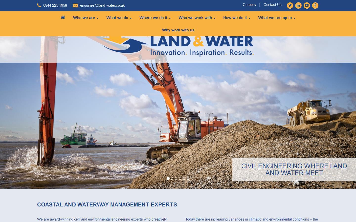 Land & Water Services Website