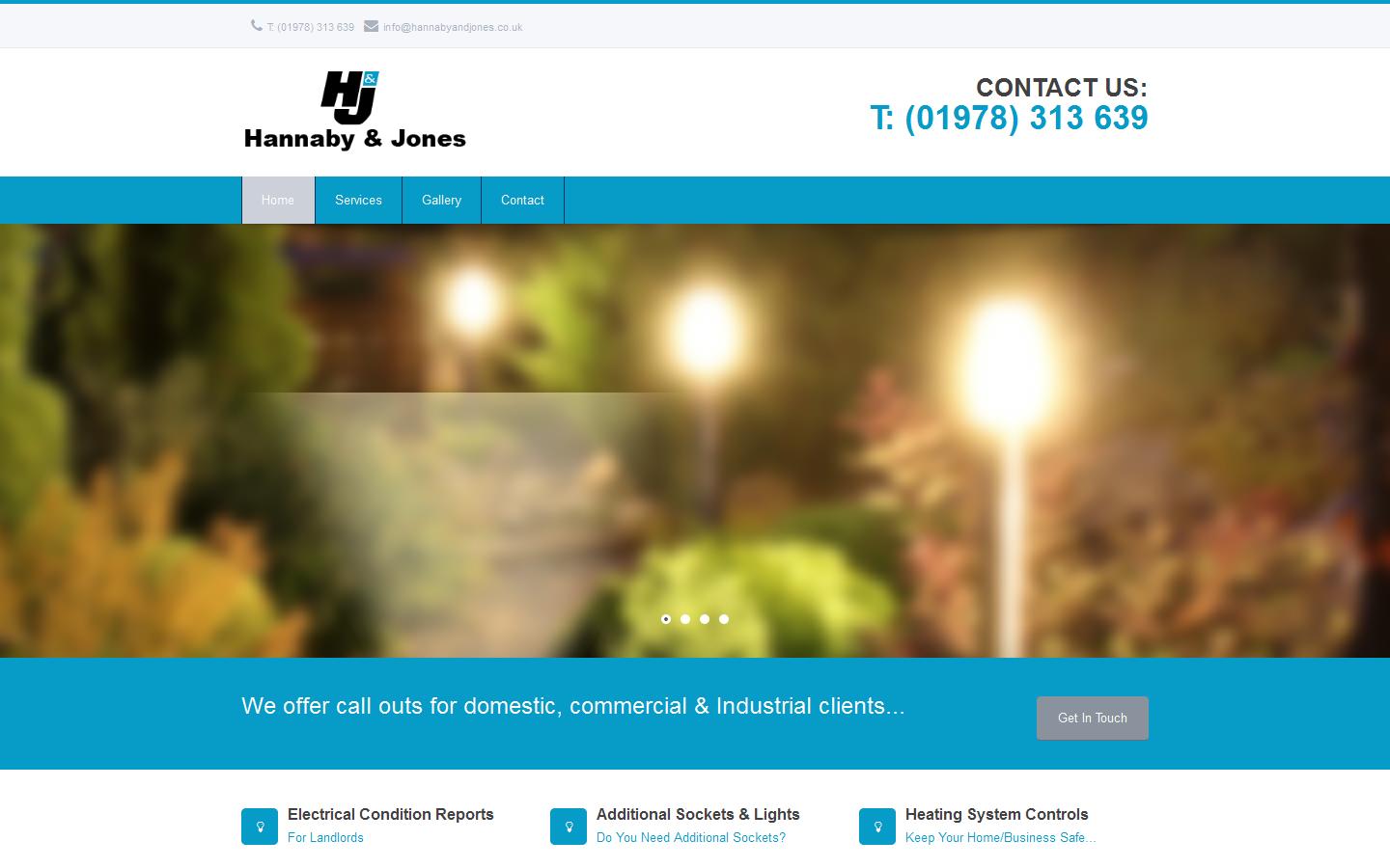 Hannaby & Jones Ltd Website