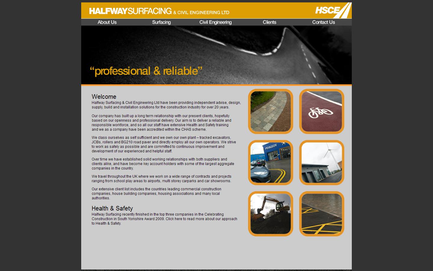 Halfway Surfacing & Civil Engineering Ltd Website