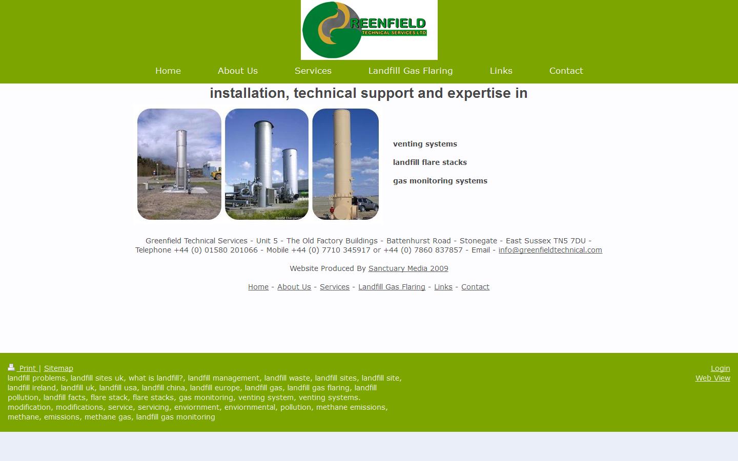 Greenfield Technical Services Website