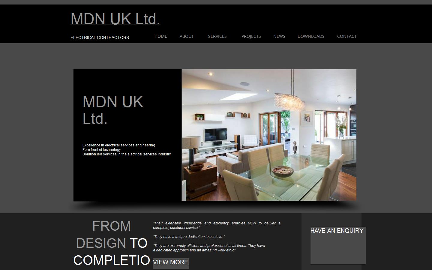 MDN UK Ltd Website