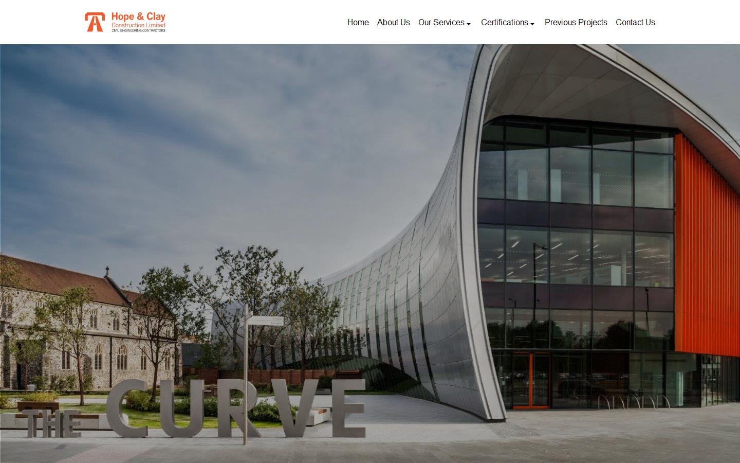 Hope & Clay Construction Ltd Website