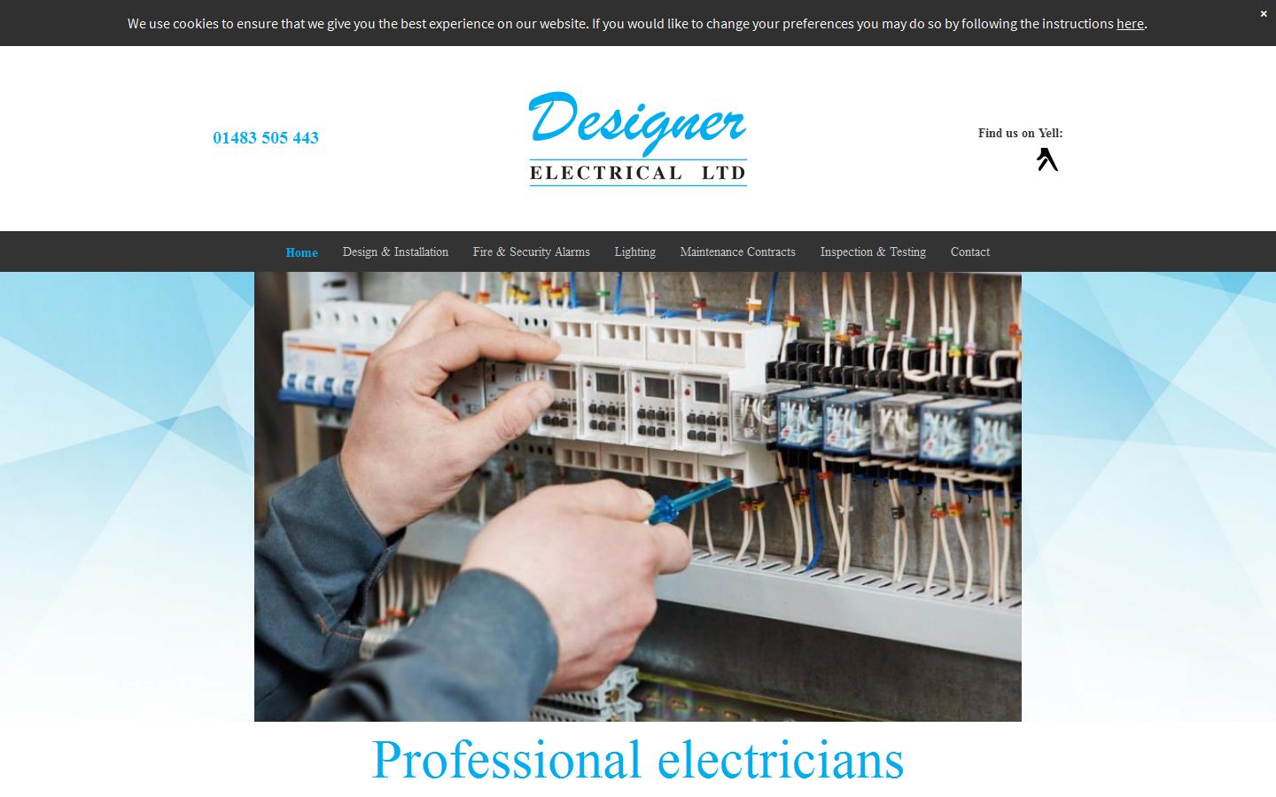 Designer Electrical Ltd Website