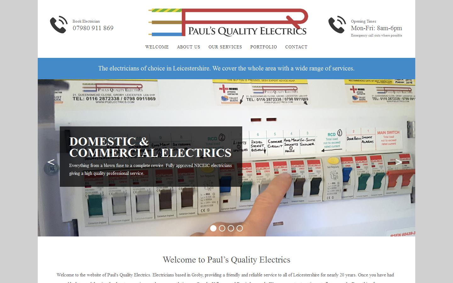 Paul''s Quality Electrics Website
