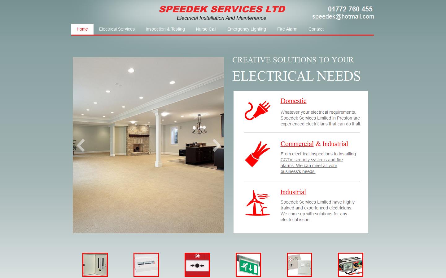 Speedek Services Ltd Website