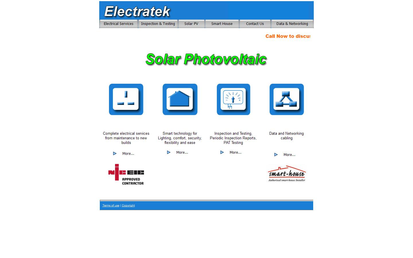 Electratek Website
