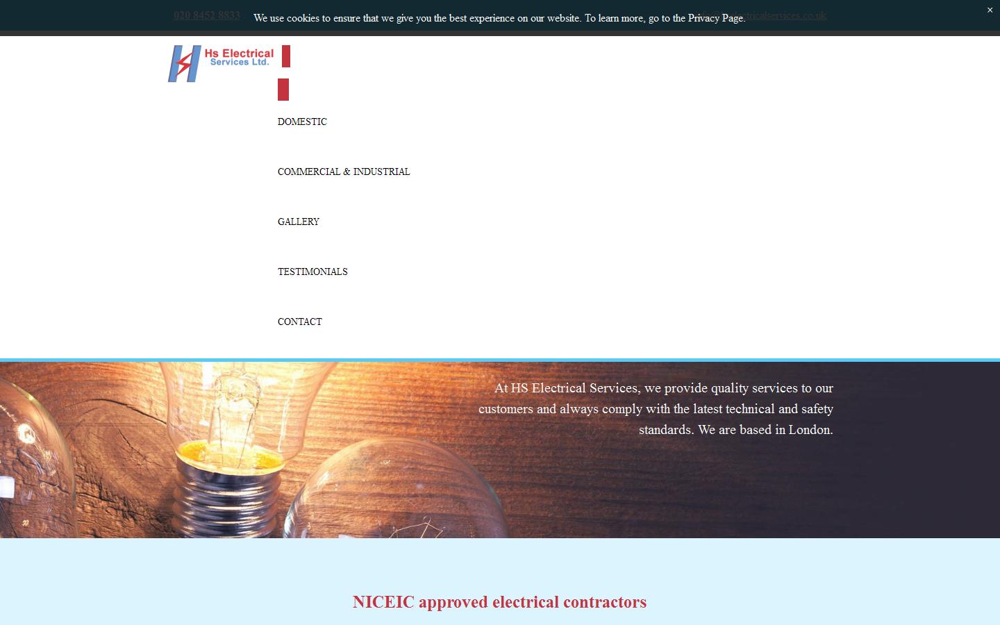 H S Electrical Services Ltd Website