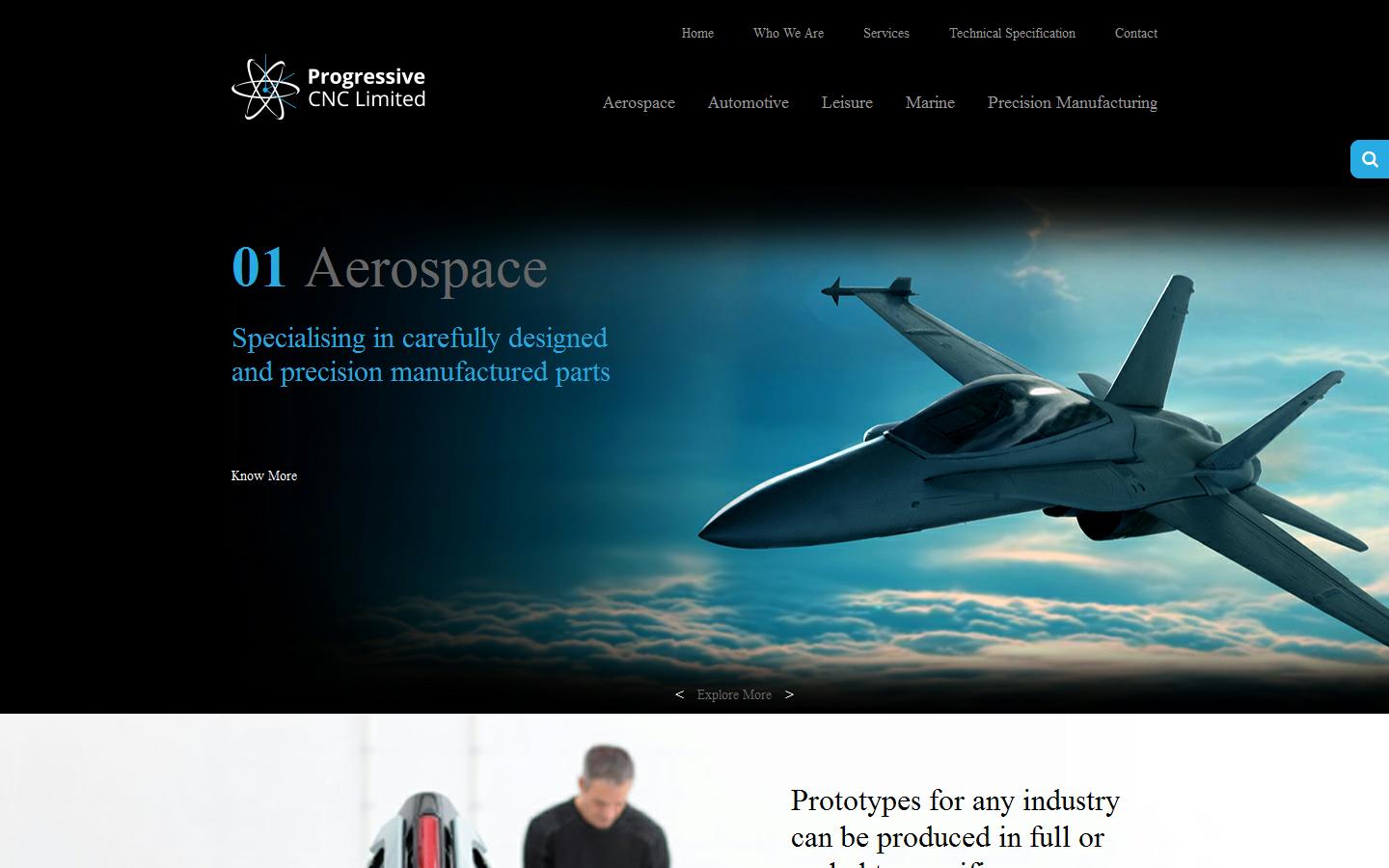 Progressive C N C Ltd Website