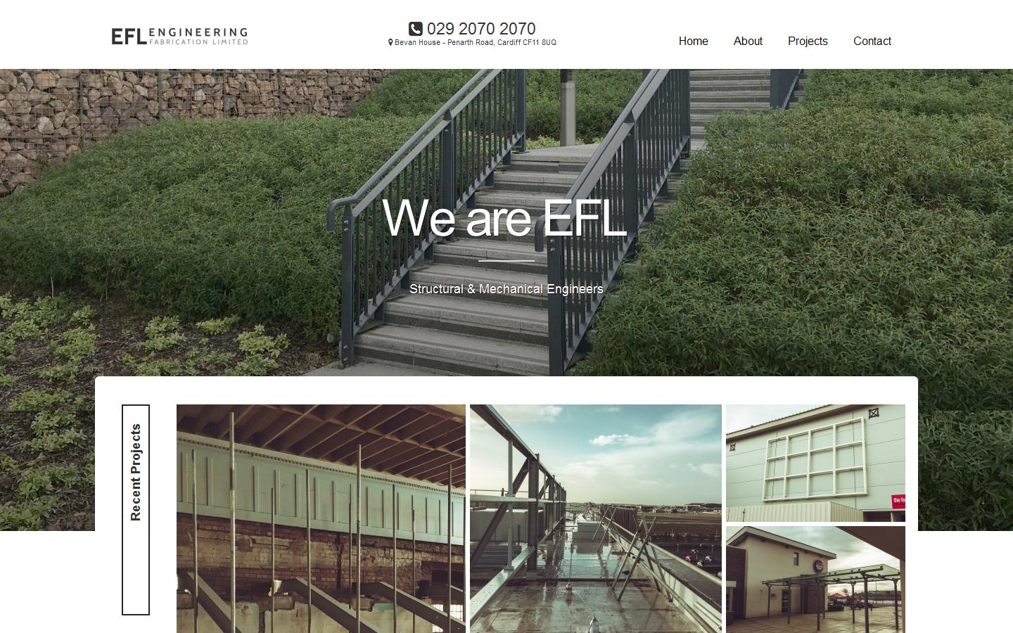 EFL Engineering Fabrication Ltd Website