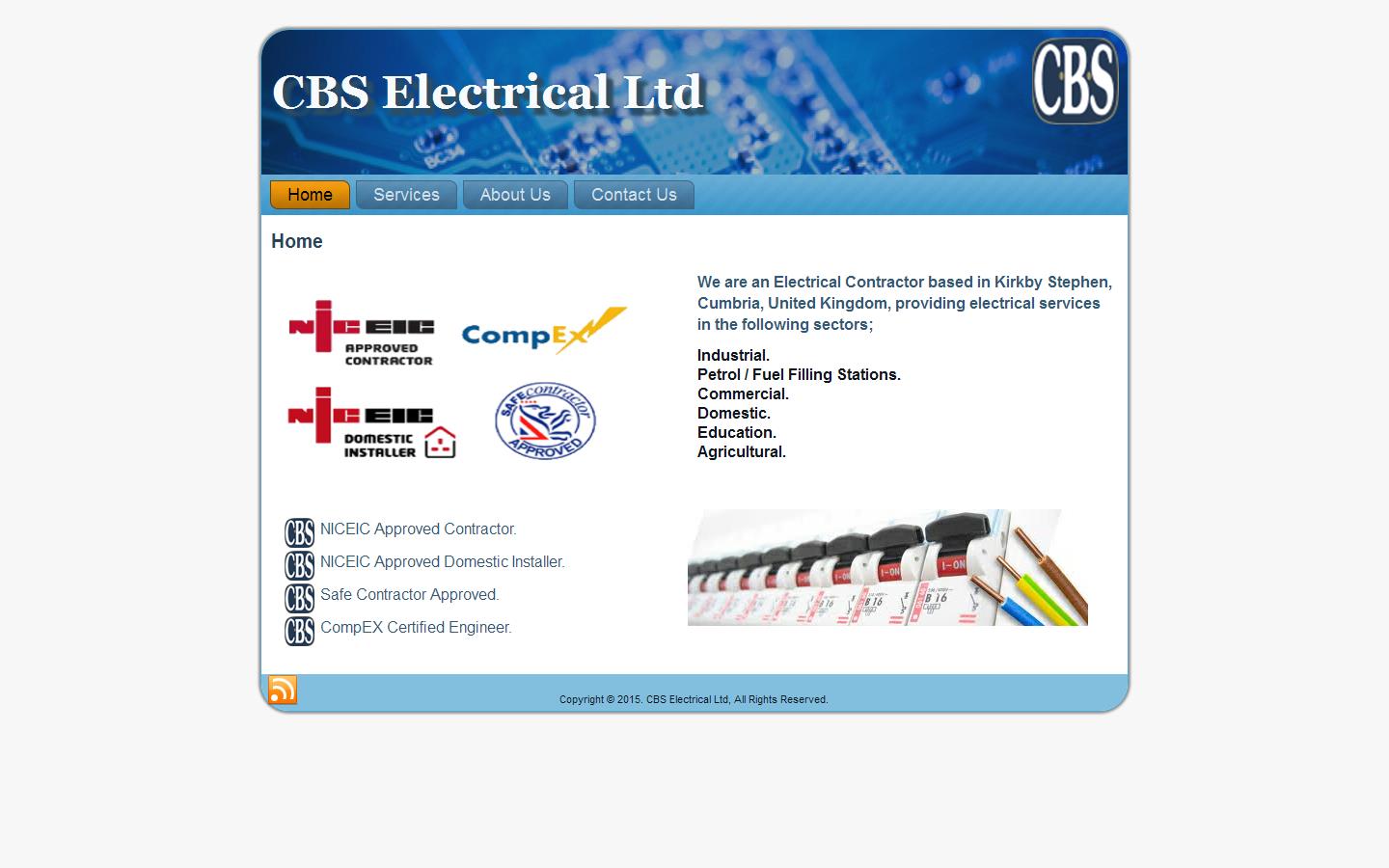 C B S Electrical Ltd Website