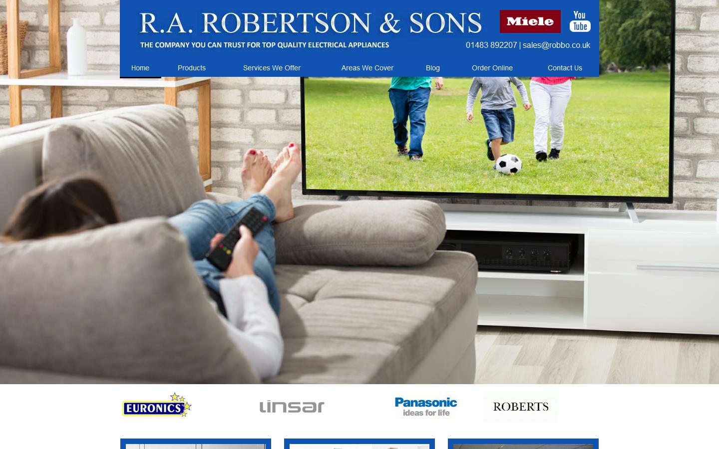 R A Robertson & Sons Website
