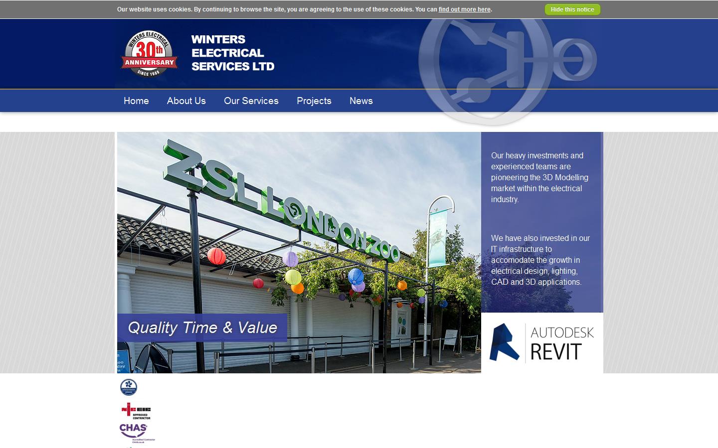 Winters Electrical Services Ltd Website