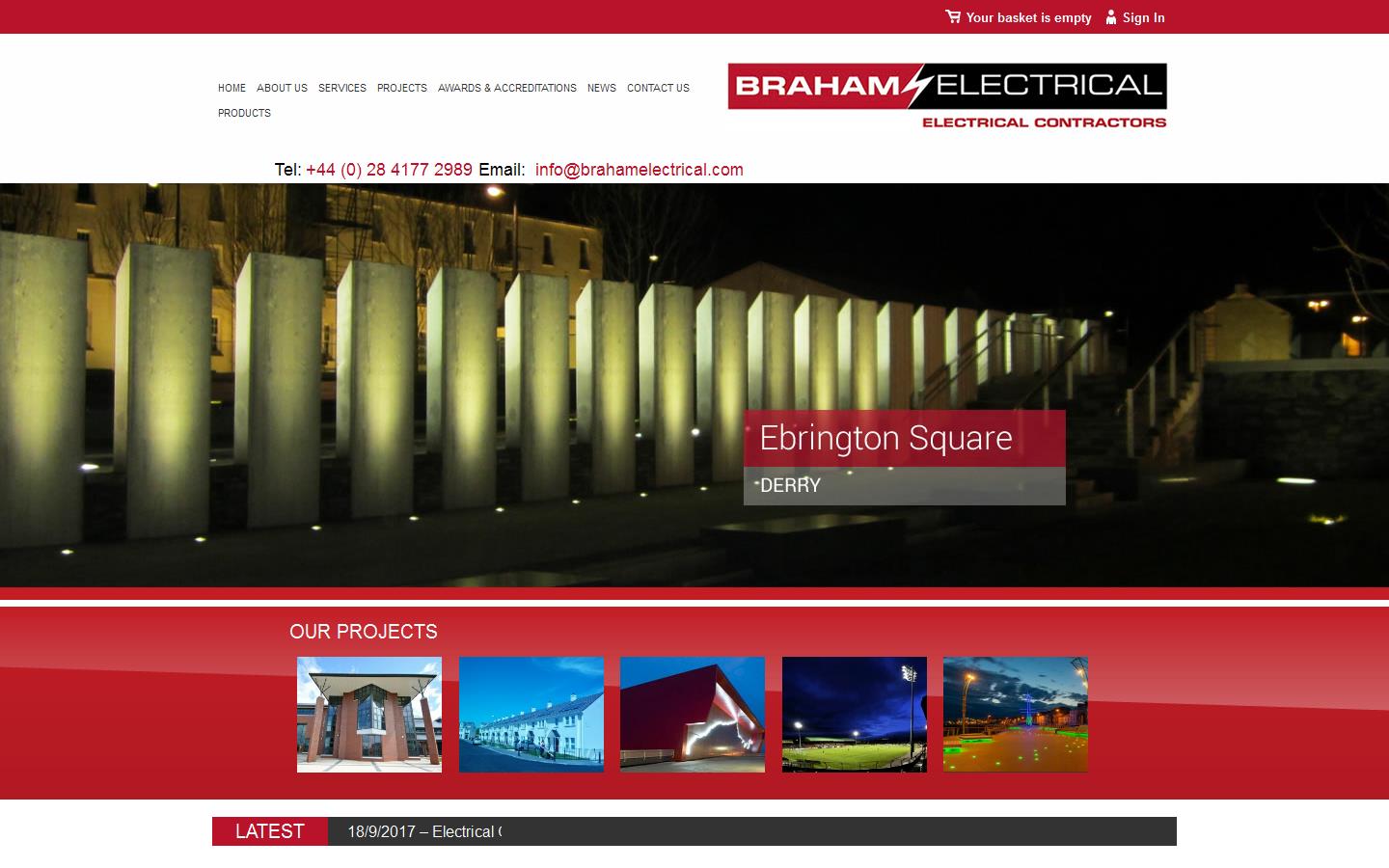 Milltown Electrical Wholesale Ltd Website