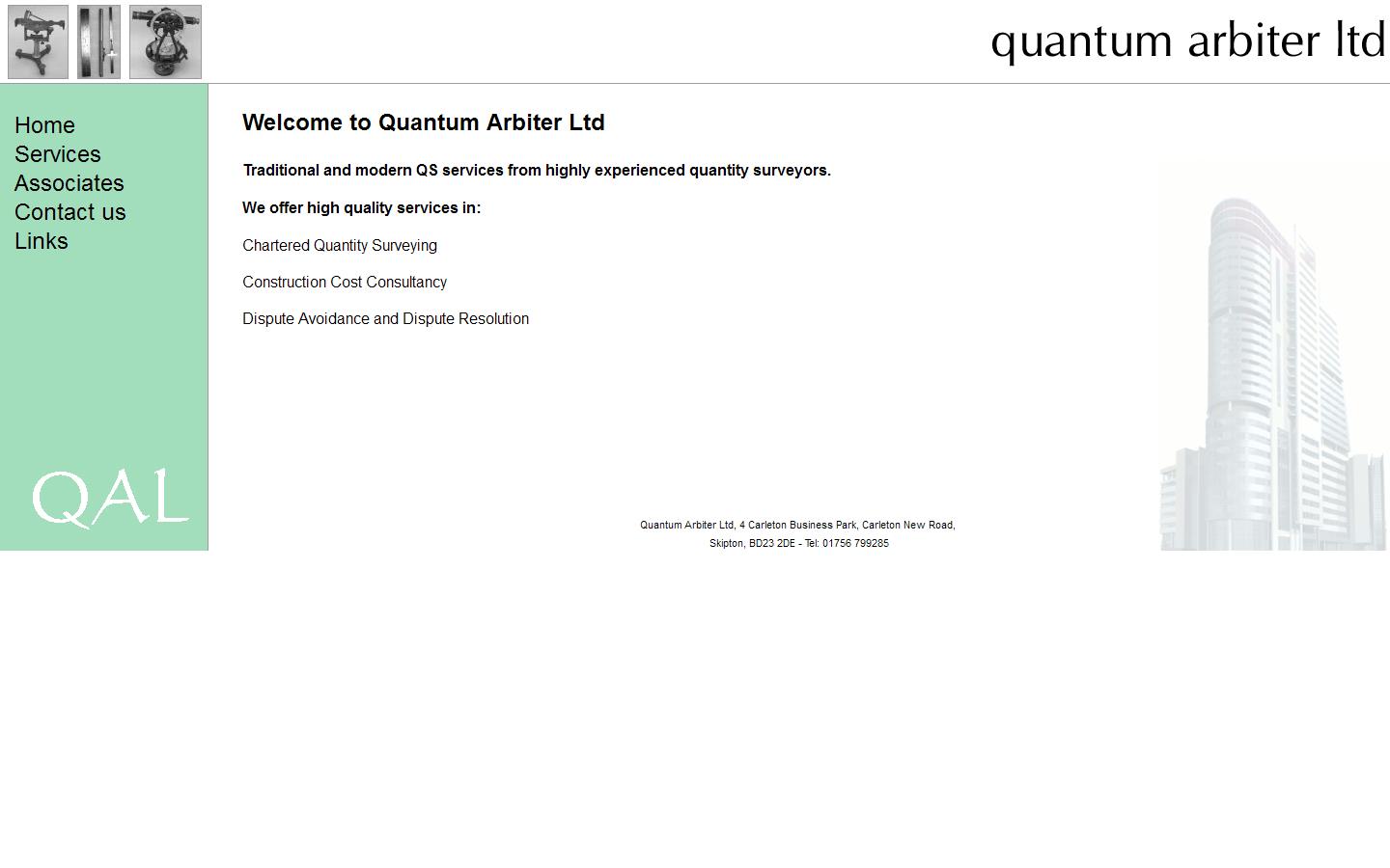 Quantum Arbiter Ltd Website