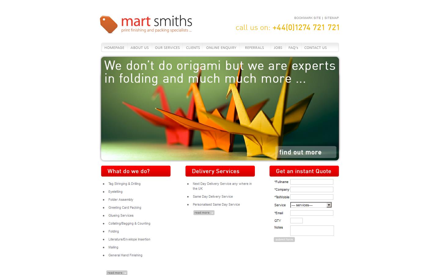 Martsmiths Bradford Website