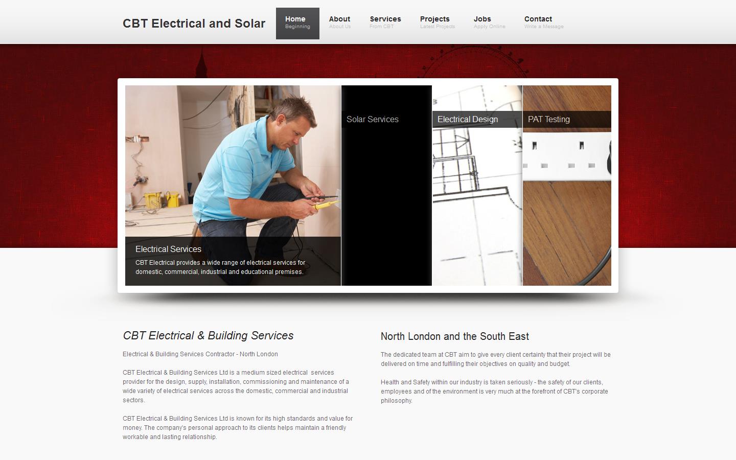 C B T Electrical Ltd Website