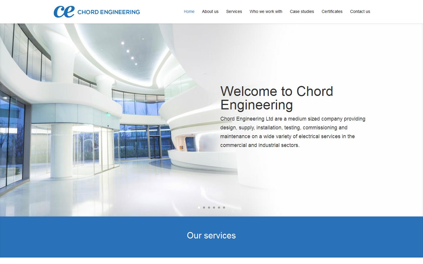 Chord Engineering Ltd Website