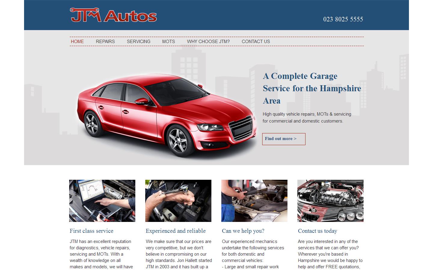 J T M Autos Website