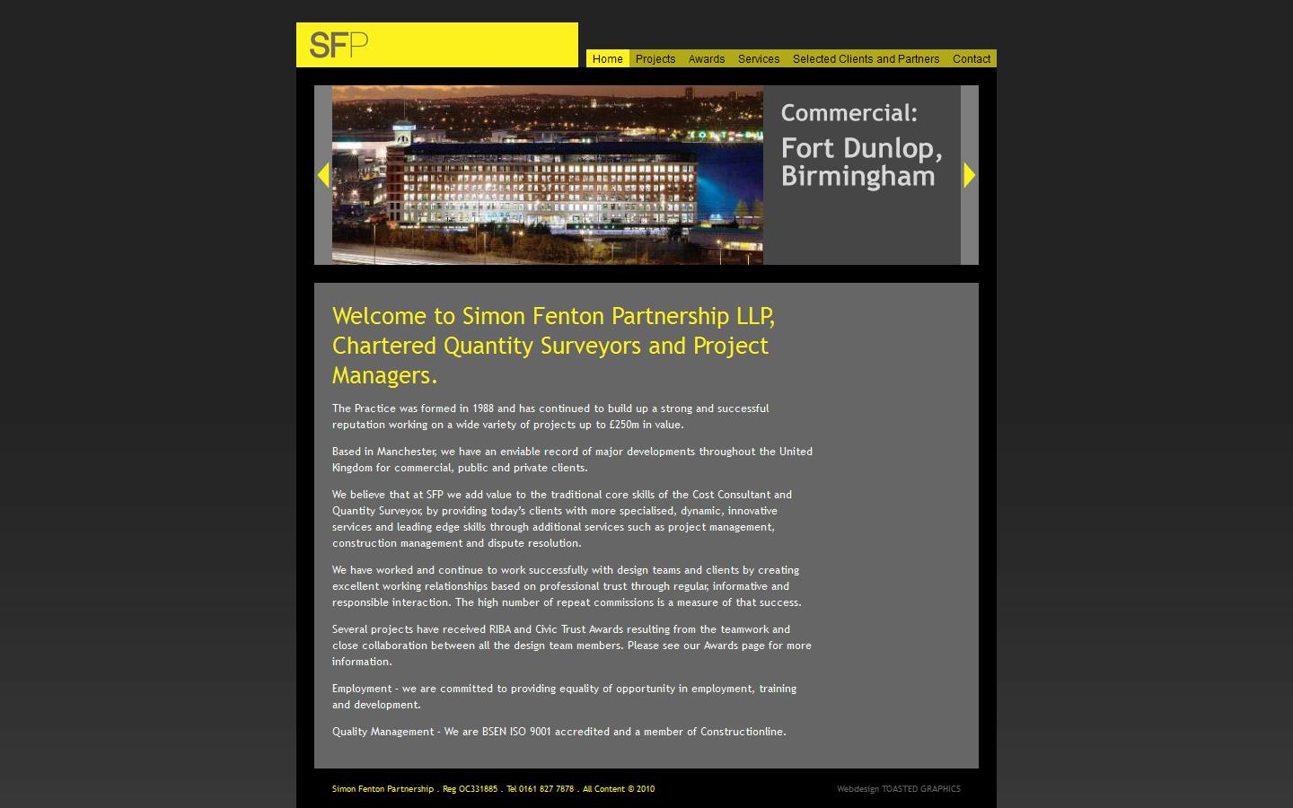 Simon Fenton Partnership LLP Website